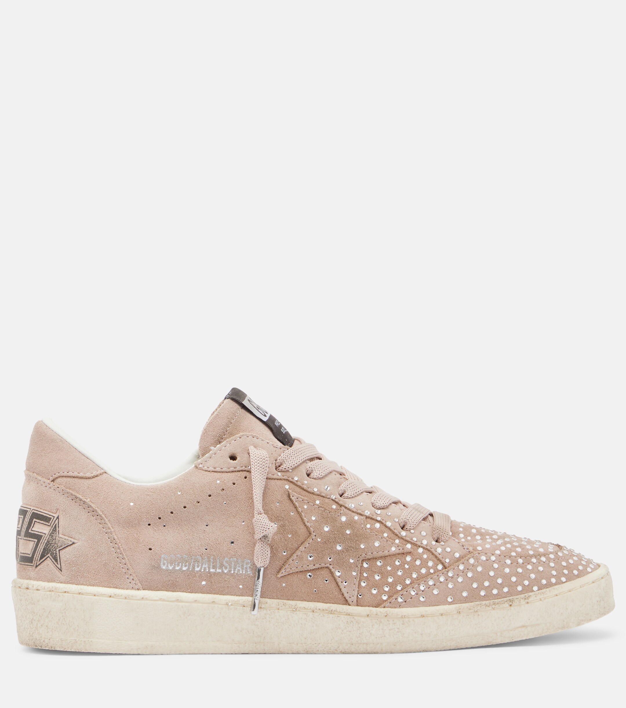Golden Goose Golden Goose Ball Star embellished suede sneakers