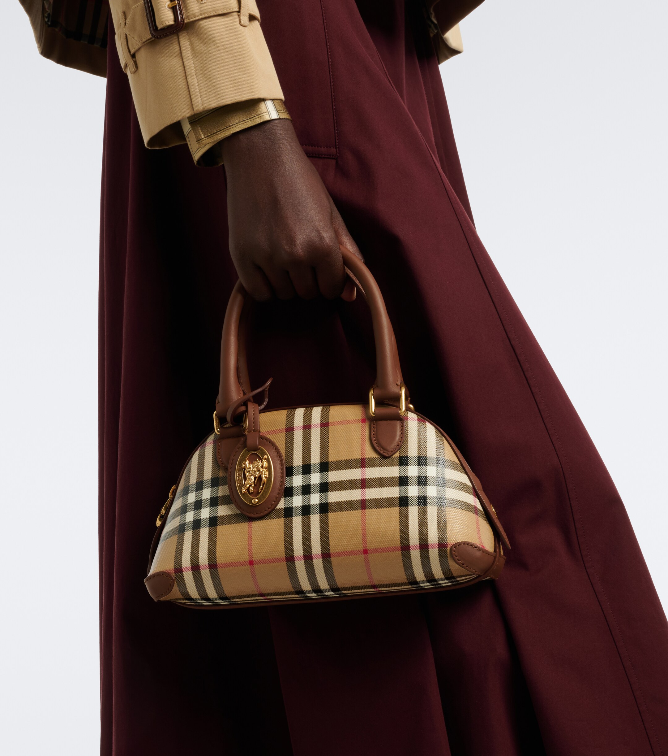 Burberry Primrose Burberry Check Mini top-handle bag