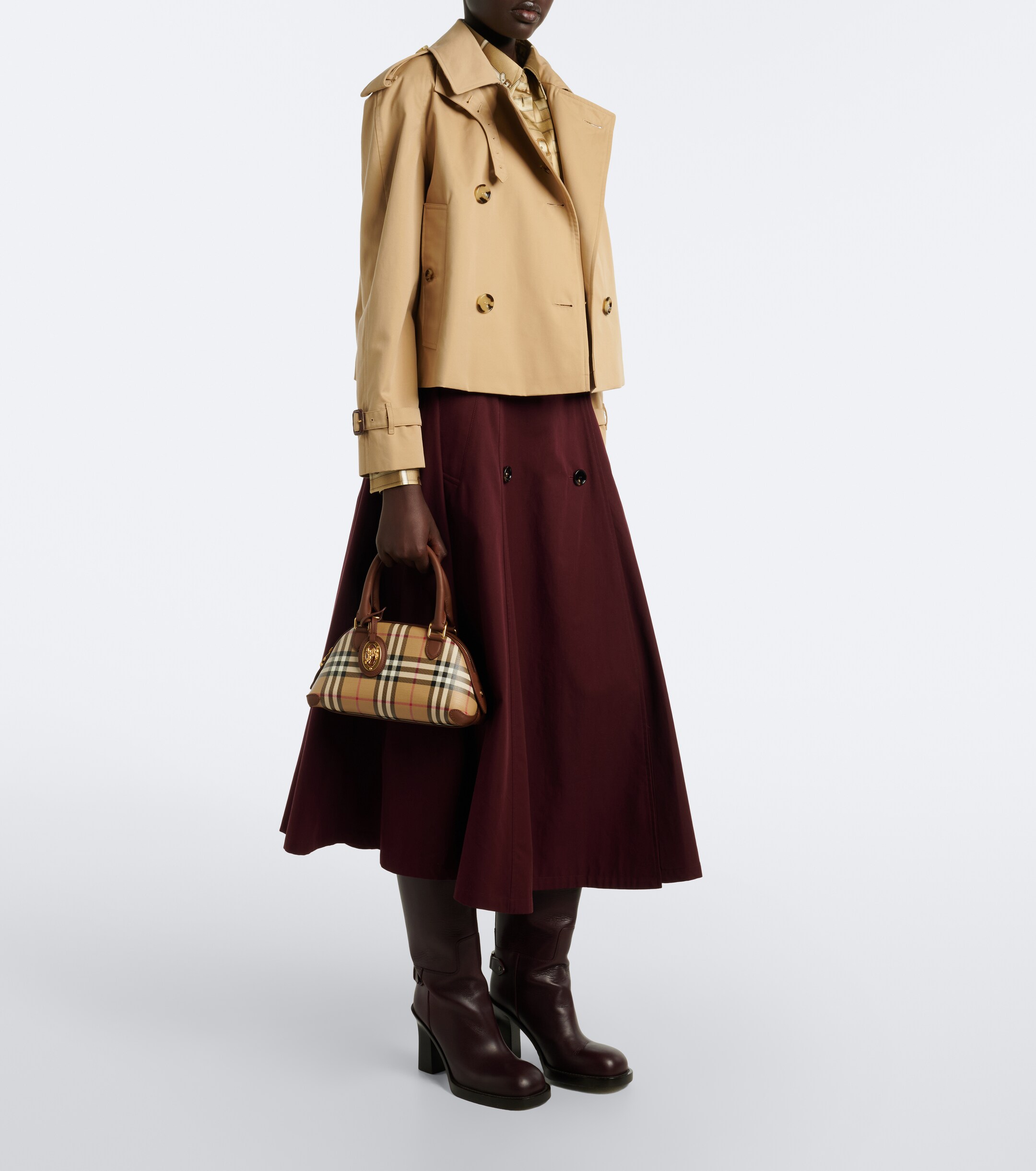 Burberry Primrose Burberry Check Mini top-handle bag