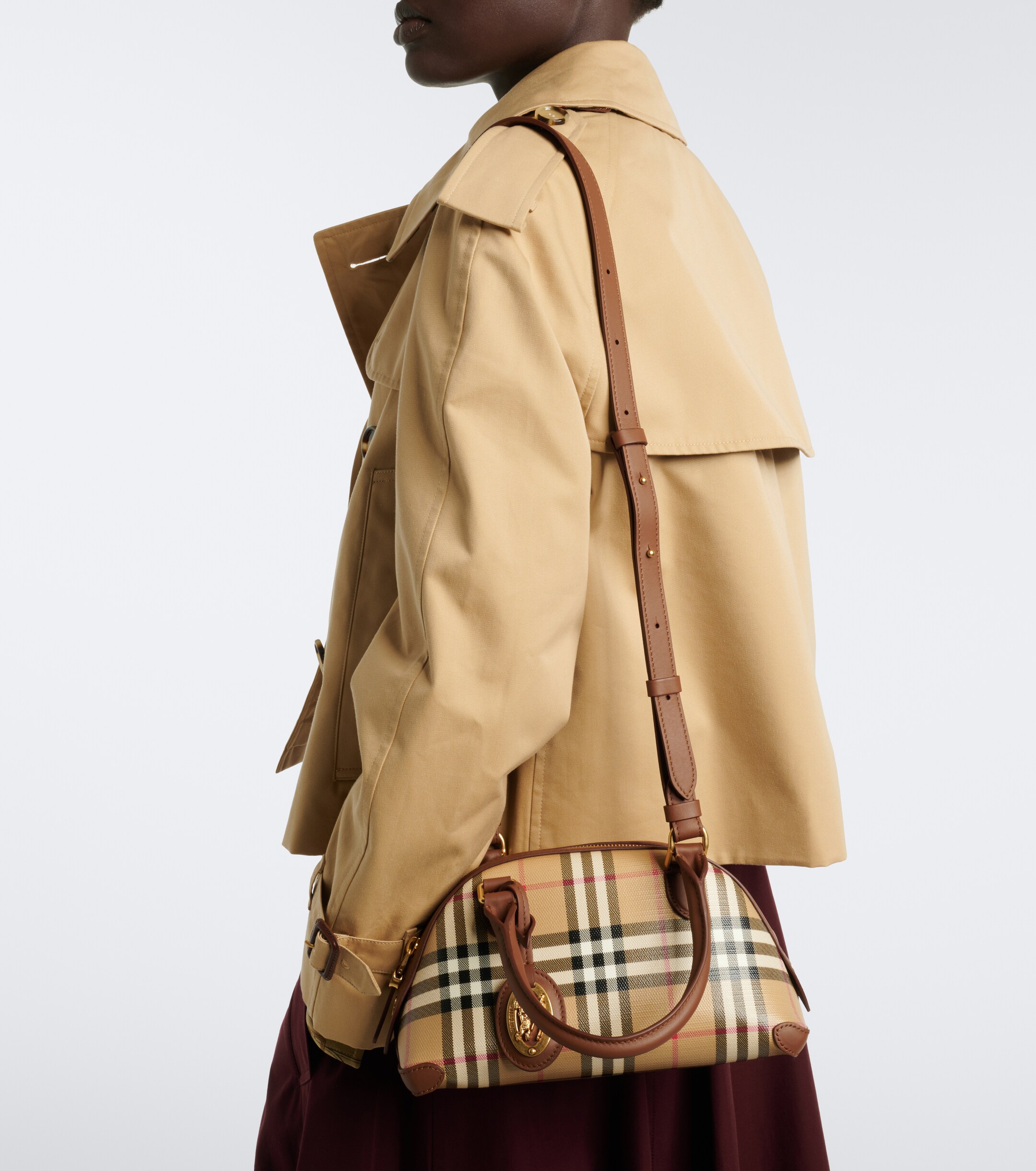 Burberry Primrose Burberry Check Mini top-handle bag