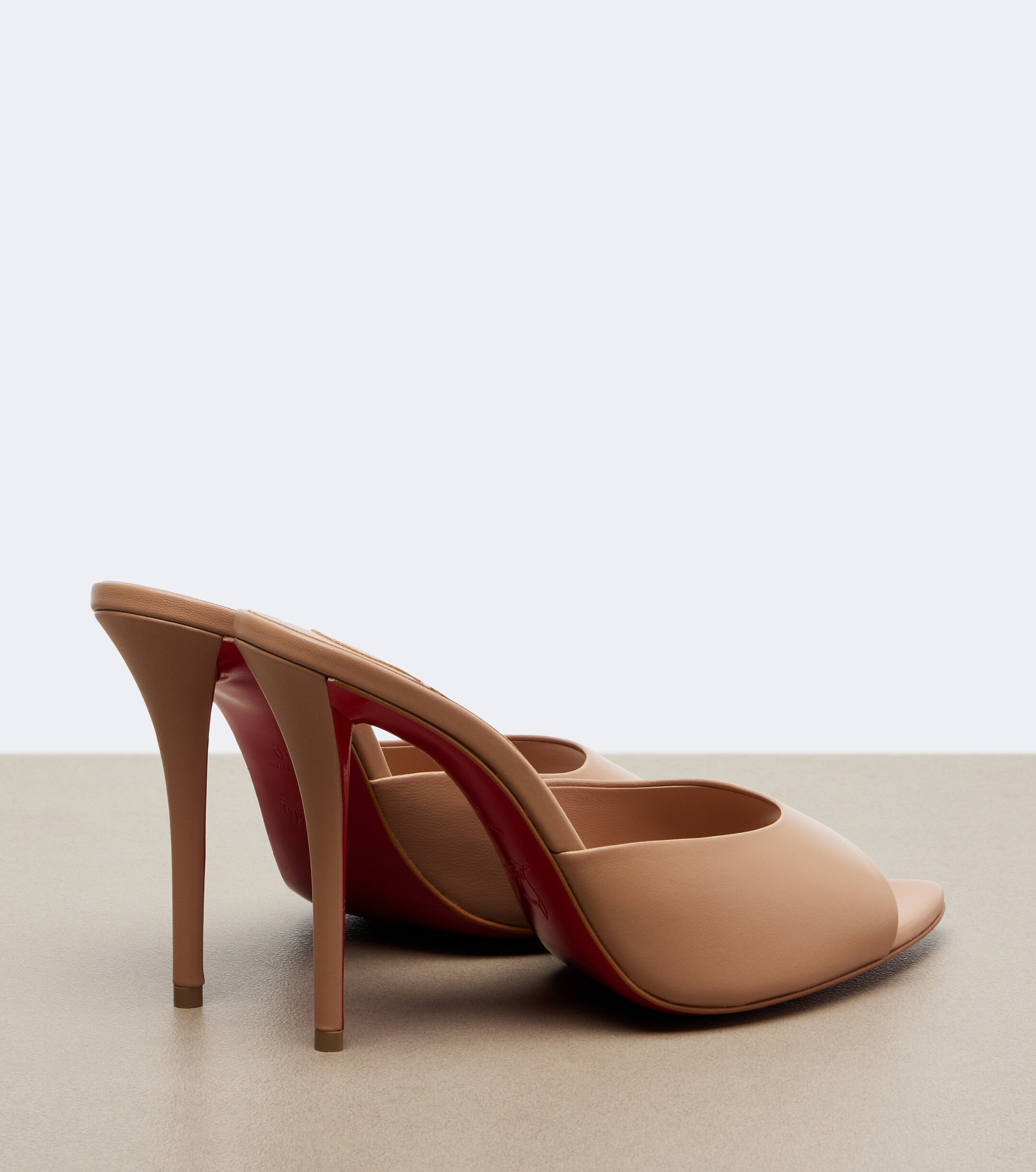 CHRISTIAN LOUBOUTIN Christian Louboutin Miss Z leather mules