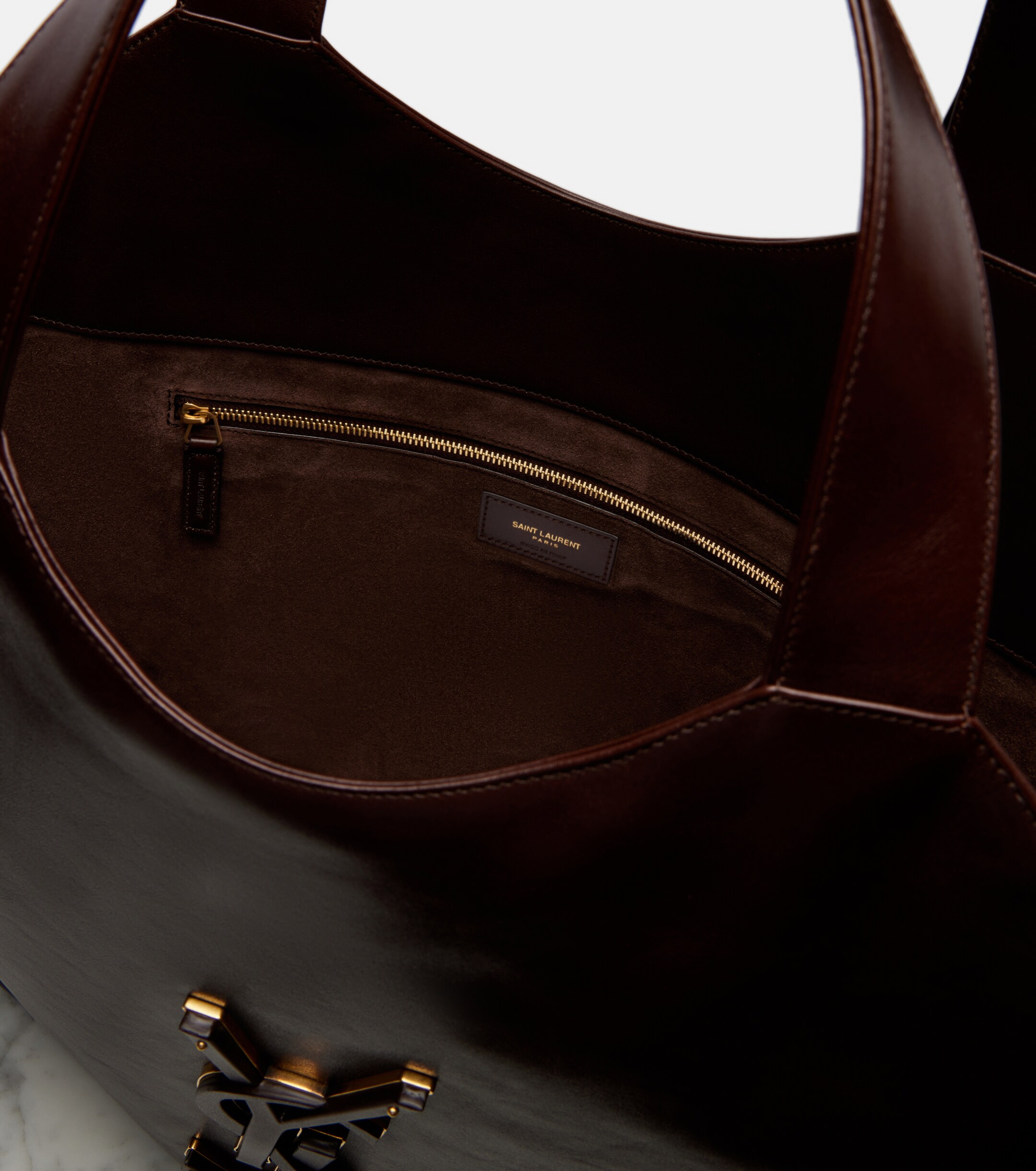 Saint Laurent Icare Maxi leather tote bag