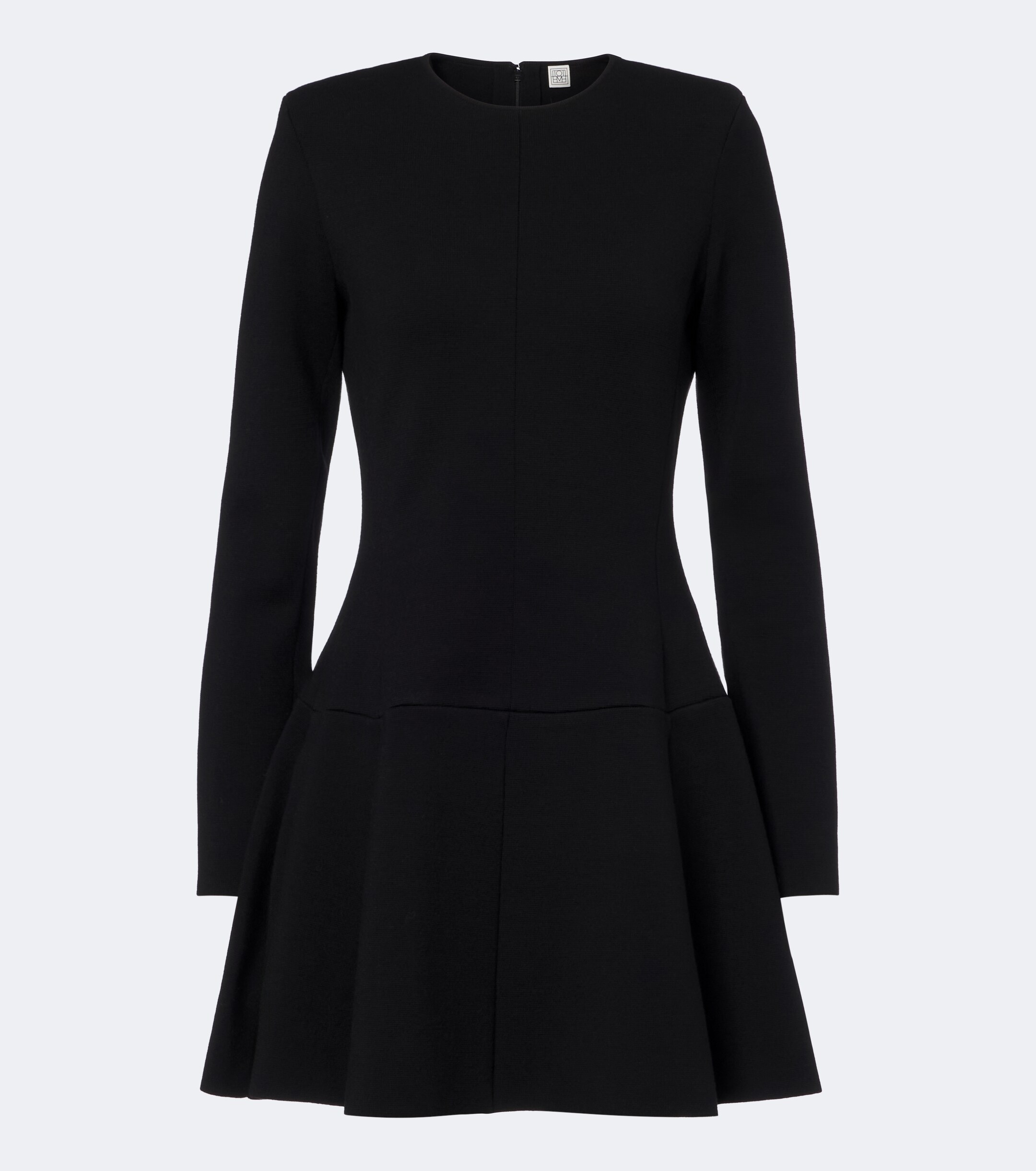 TOTEME Toteme Pleated wool-blend minidress