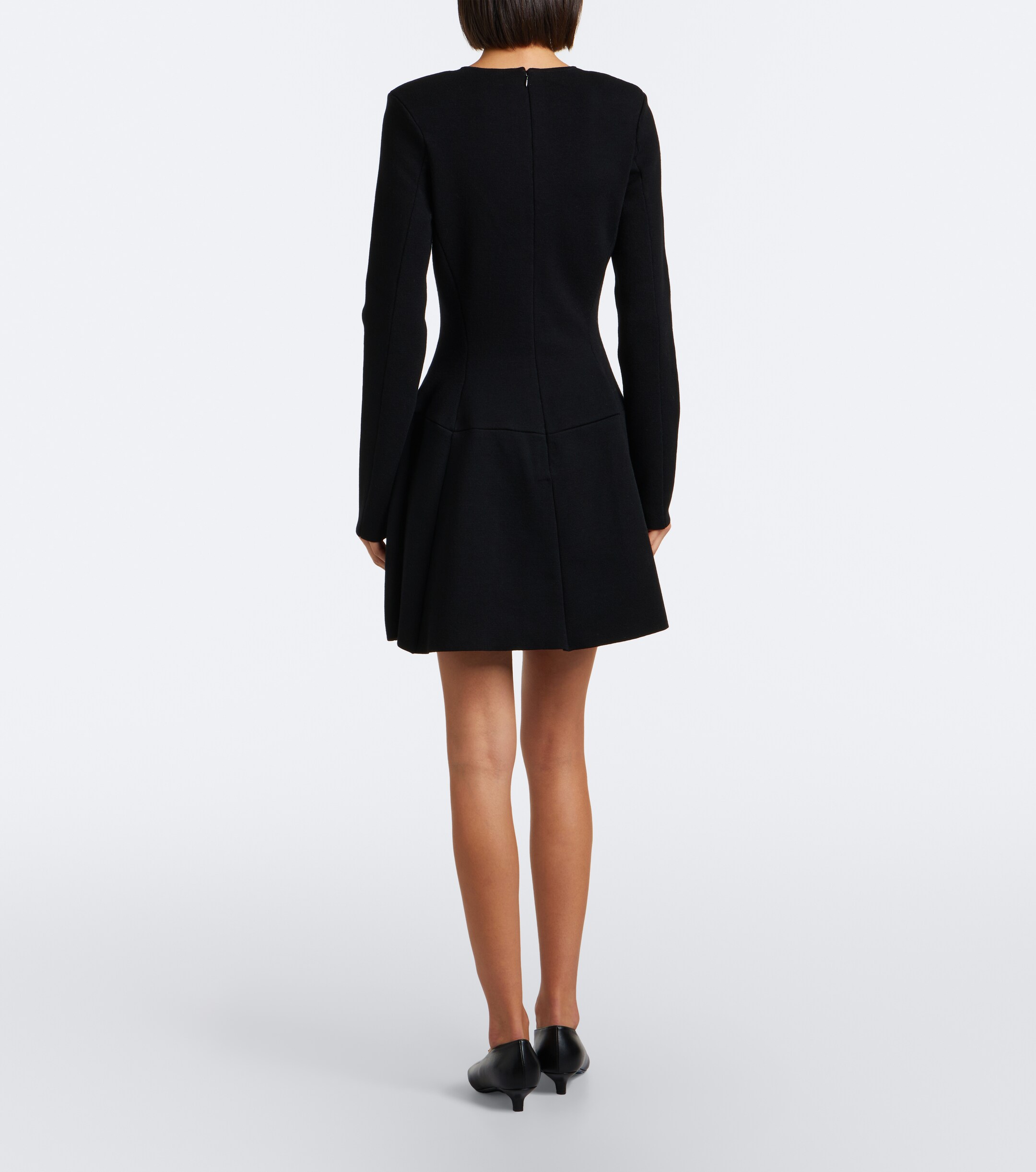 TOTEME Toteme Pleated wool-blend minidress