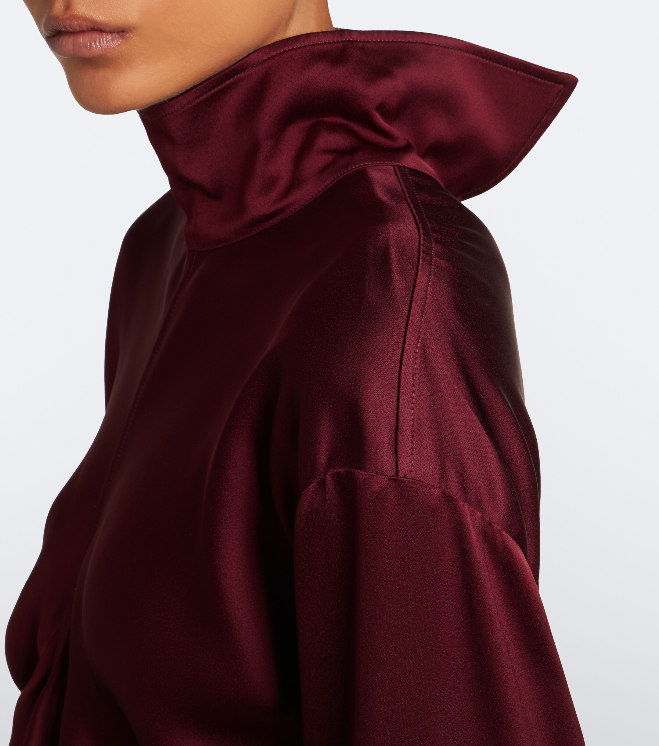 TOTEME Toteme Slouch draped crêpe satin blouse