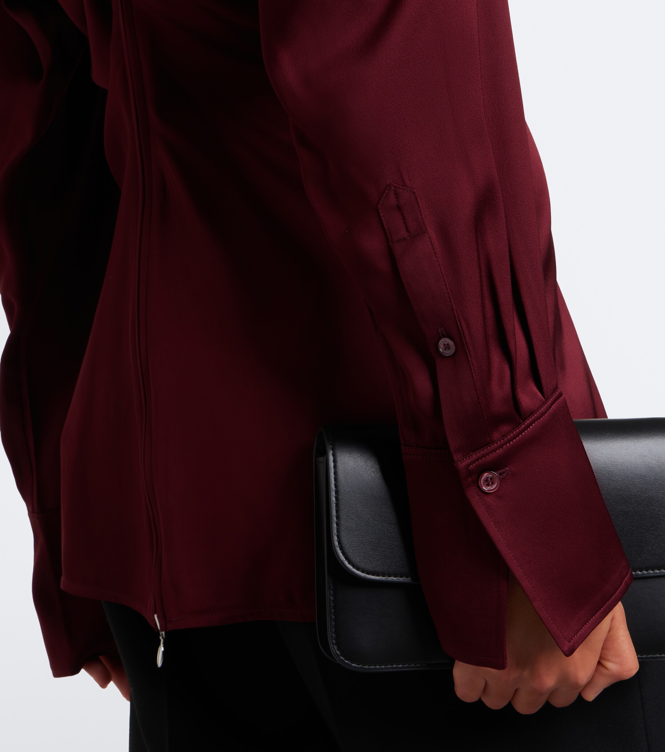 TOTEME Toteme Slouch draped crêpe satin blouse