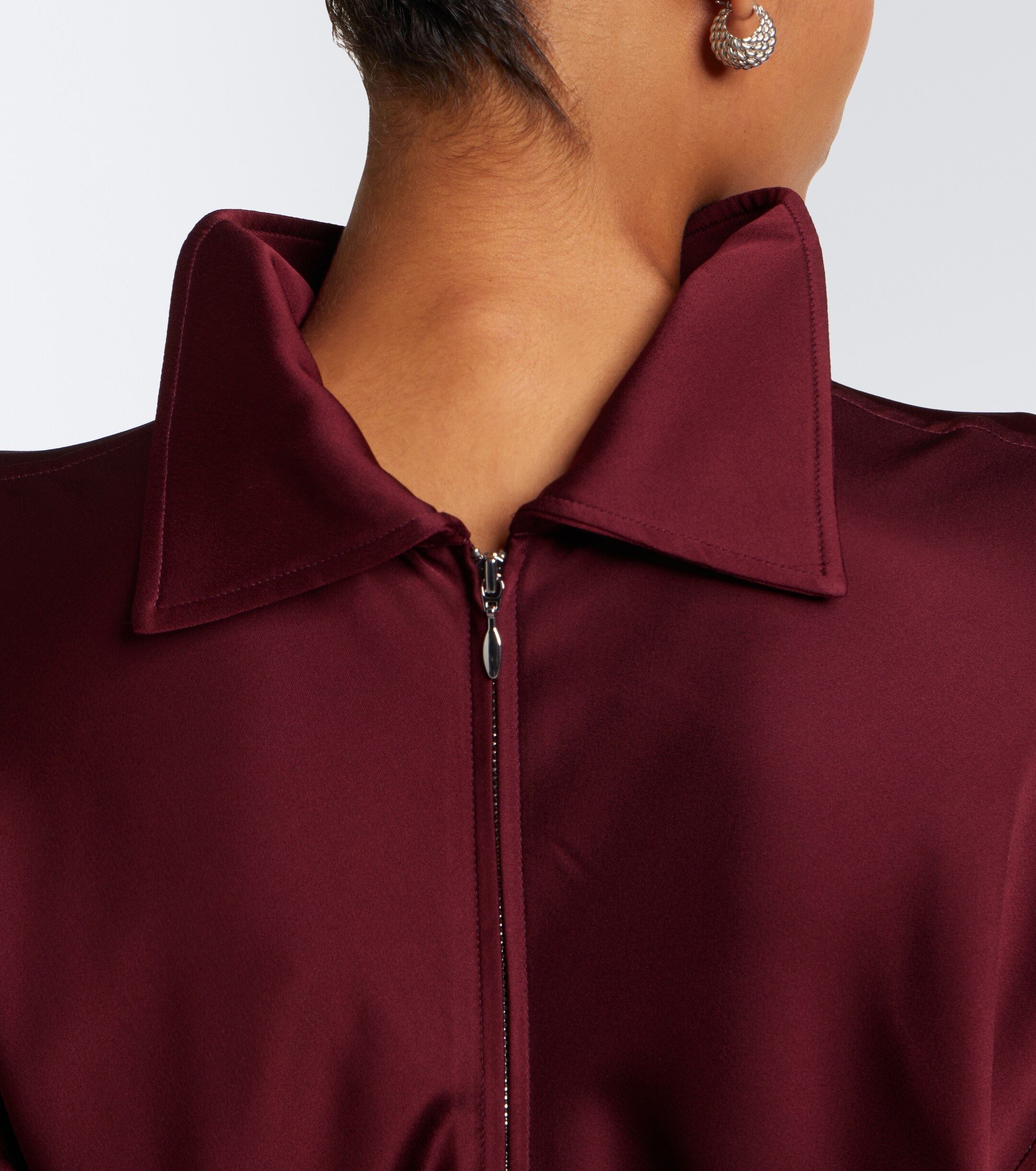 TOTEME Toteme Slouch draped crêpe satin blouse