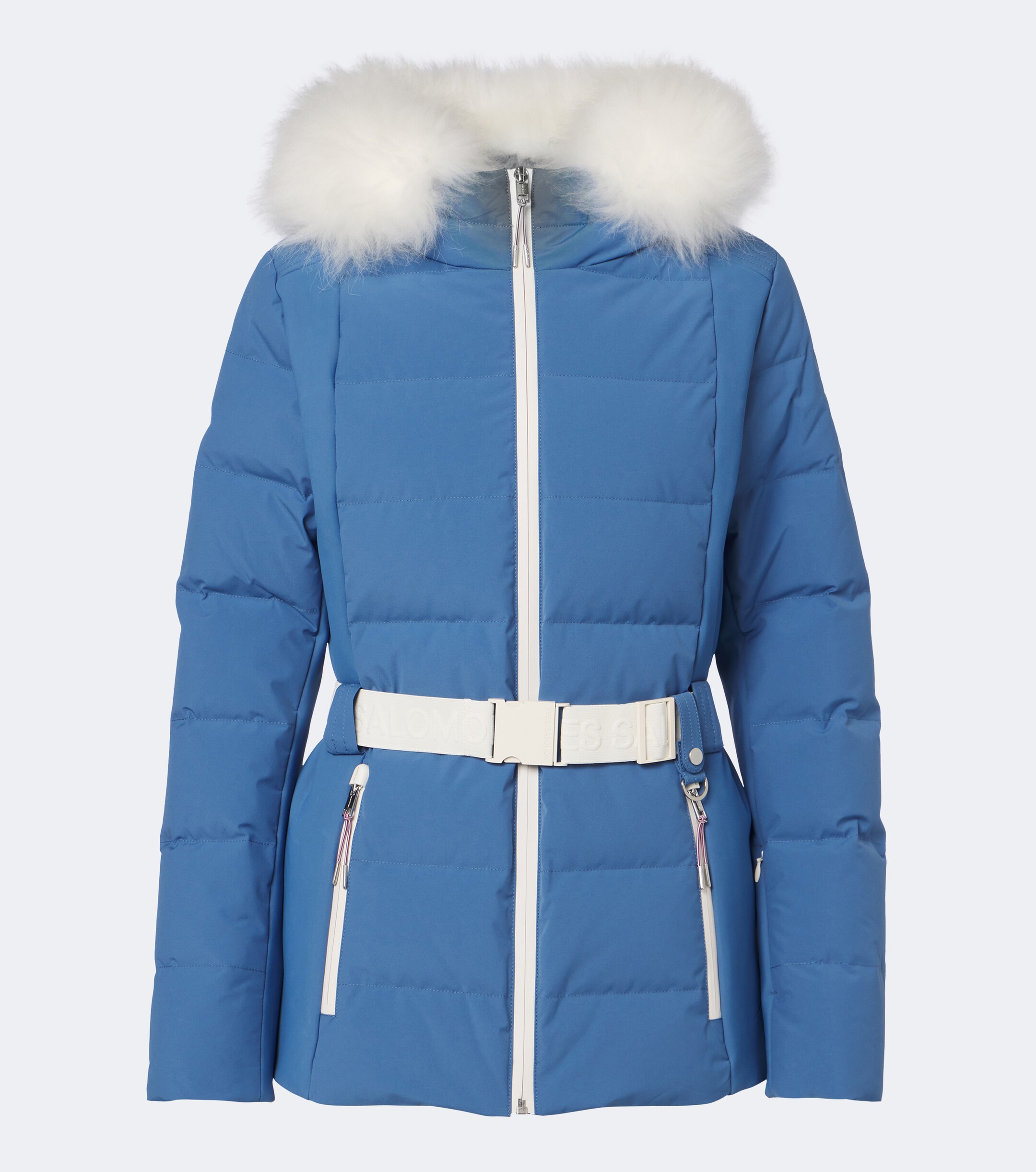 Yves Salomon Yves Salomon Belted shearling-trimmed ski jacket