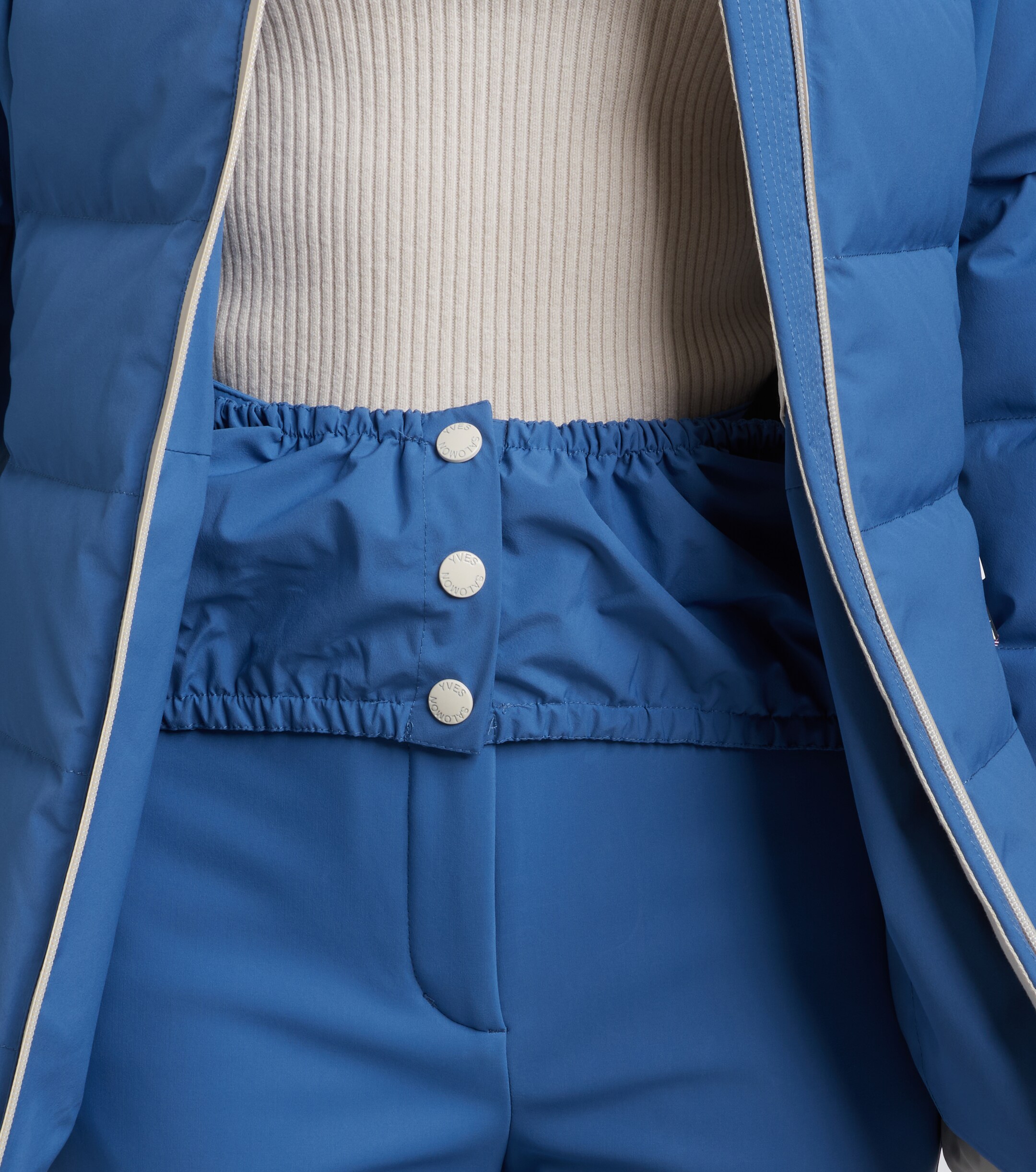 Yves Salomon Yves Salomon Belted shearling-trimmed ski jacket