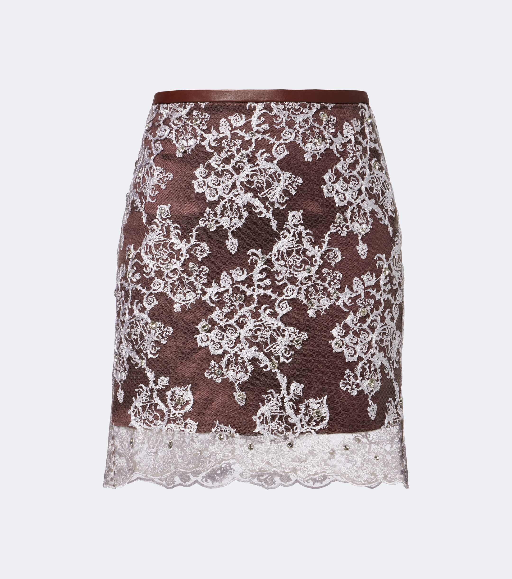 Jacques Wei Jacques Wei Embellished lace miniskirt