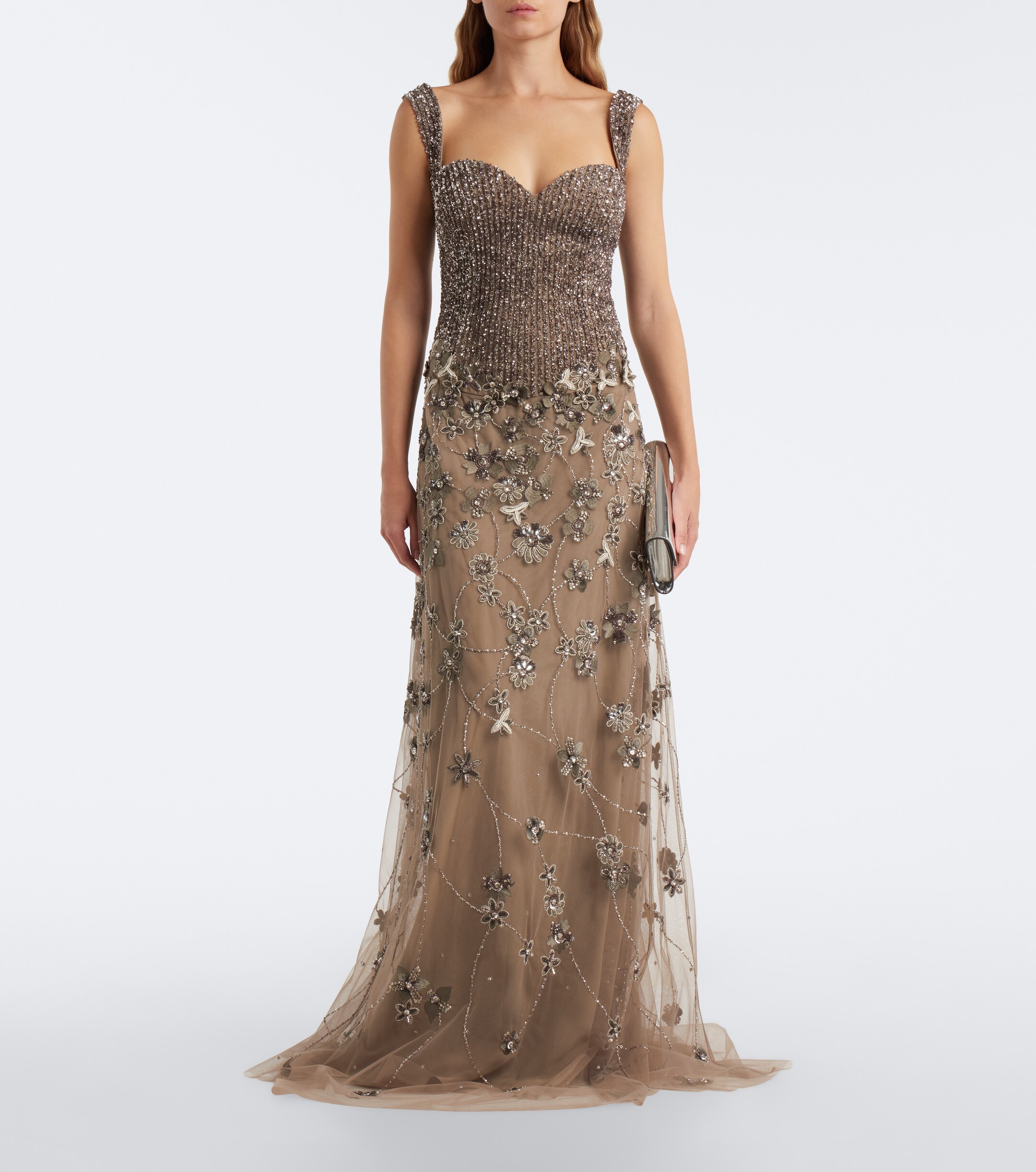 GEORGES HOBEIKA Georges Hobeika Embellished tulle gown