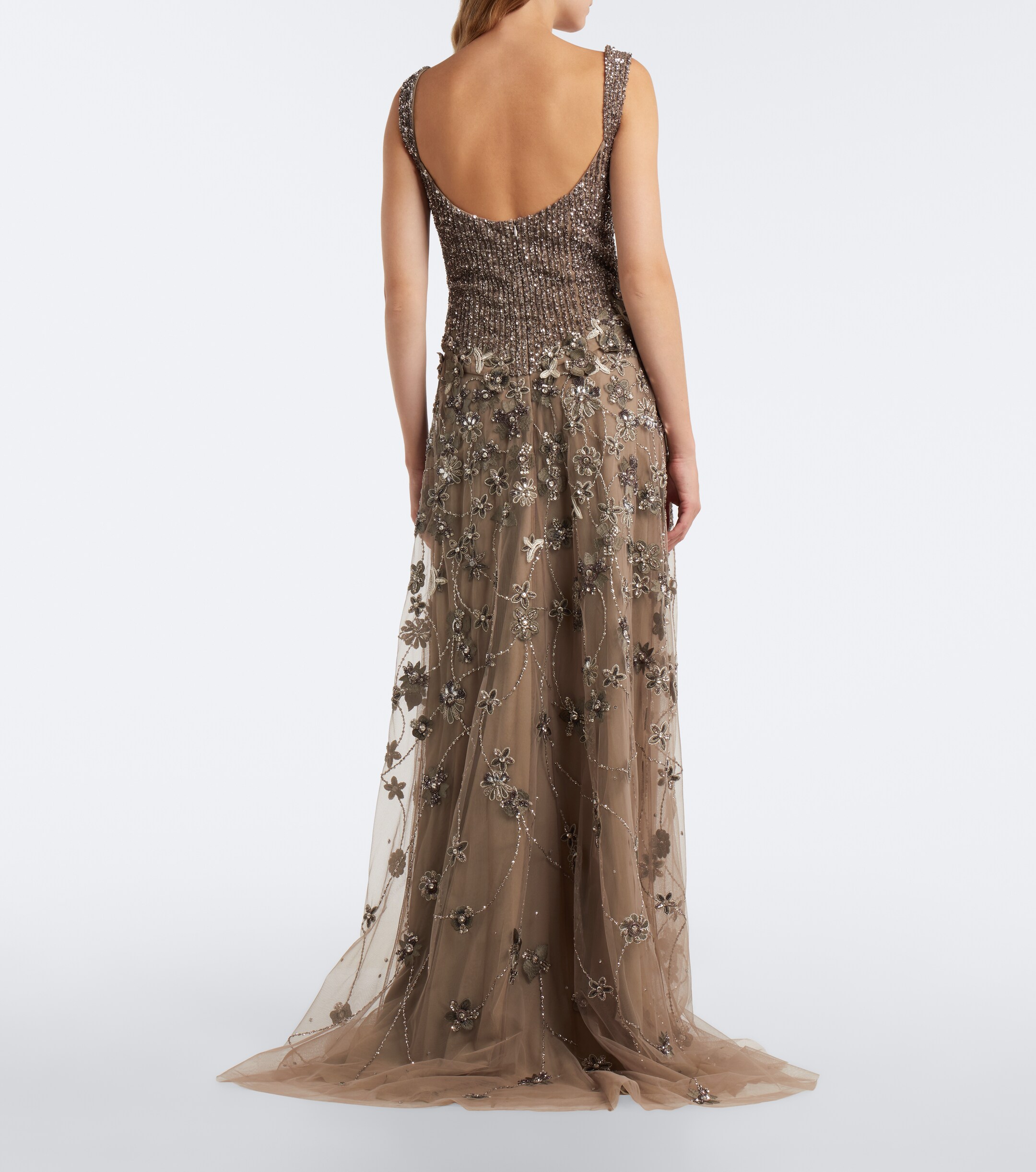 GEORGES HOBEIKA Georges Hobeika Embellished tulle gown