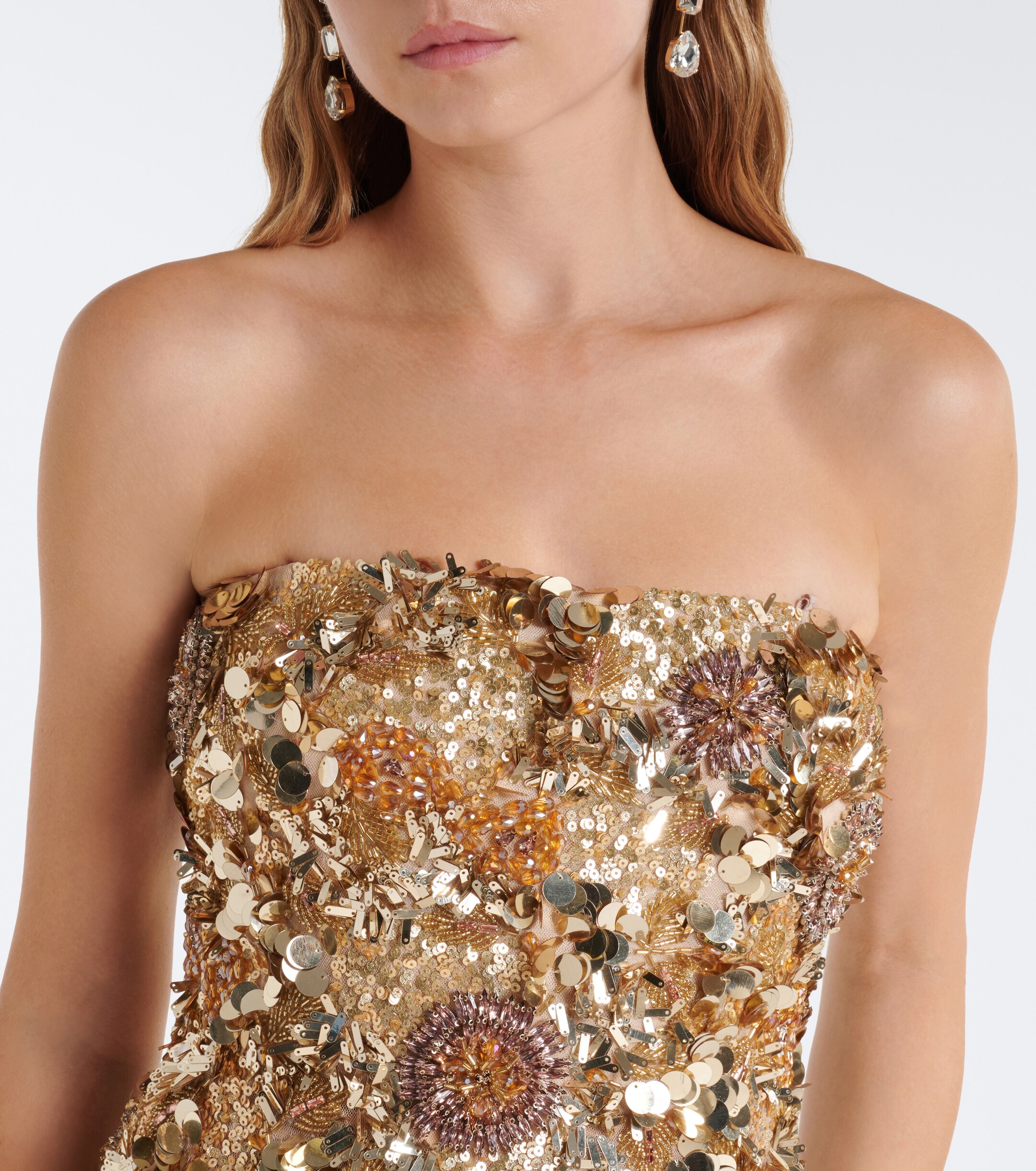 Rachel Gilbert Rachel Gilbert Pepito embellished bustier gown