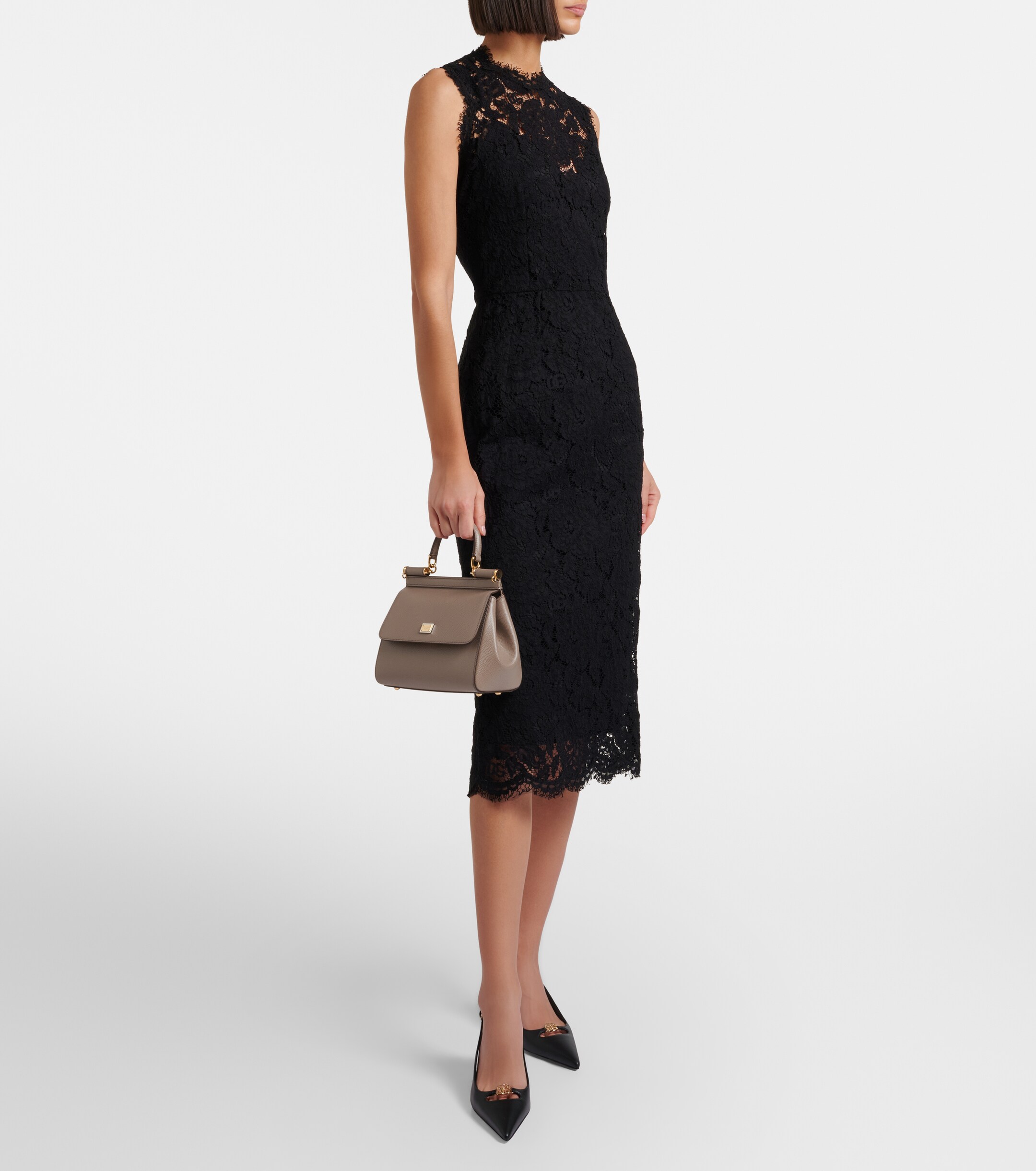 Dolce&Gabbana Sicily Small leather shoulder bag