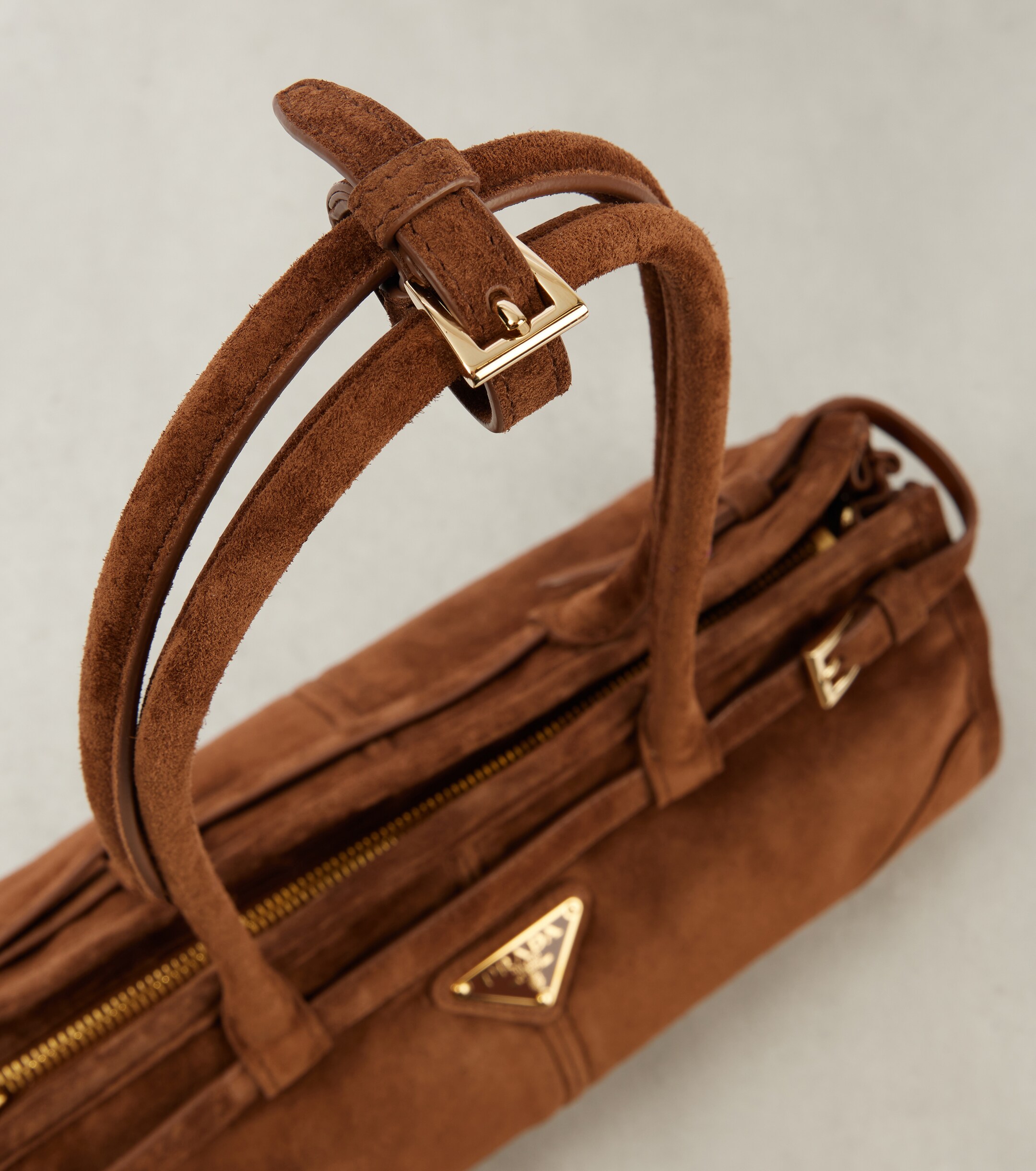 Prada Prada Bonnie Medium suede shoulder bag
