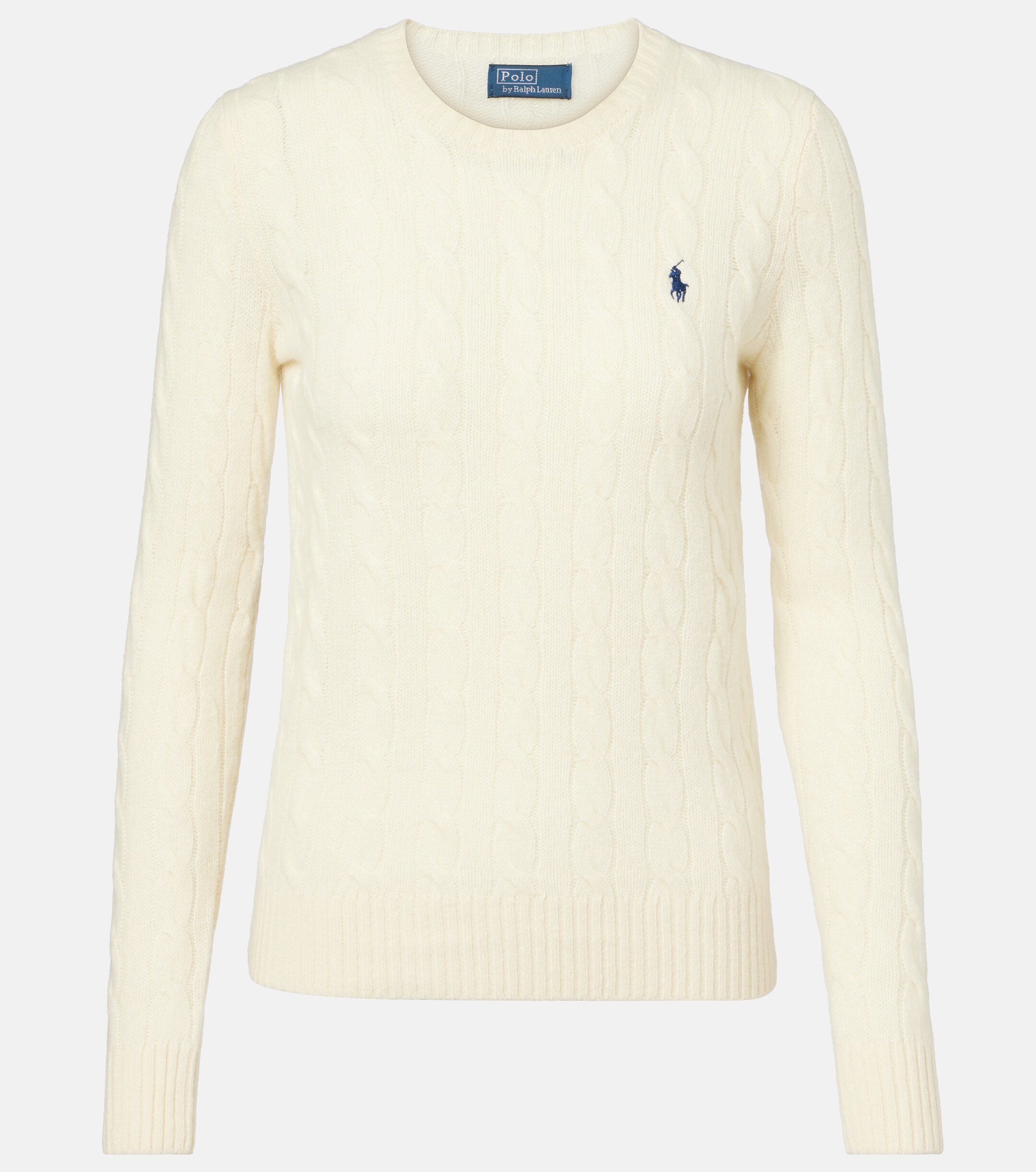 Polo Ralph Lauren Pony cable-knit wool and cashmere sweater thumbnail