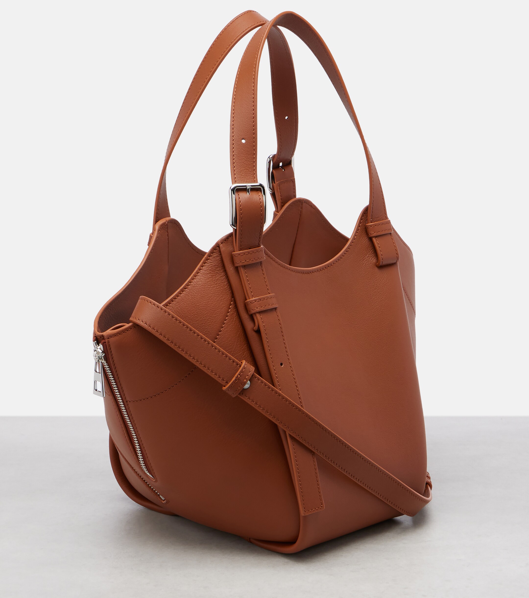 Loewe Hammock Flip leather tote bag