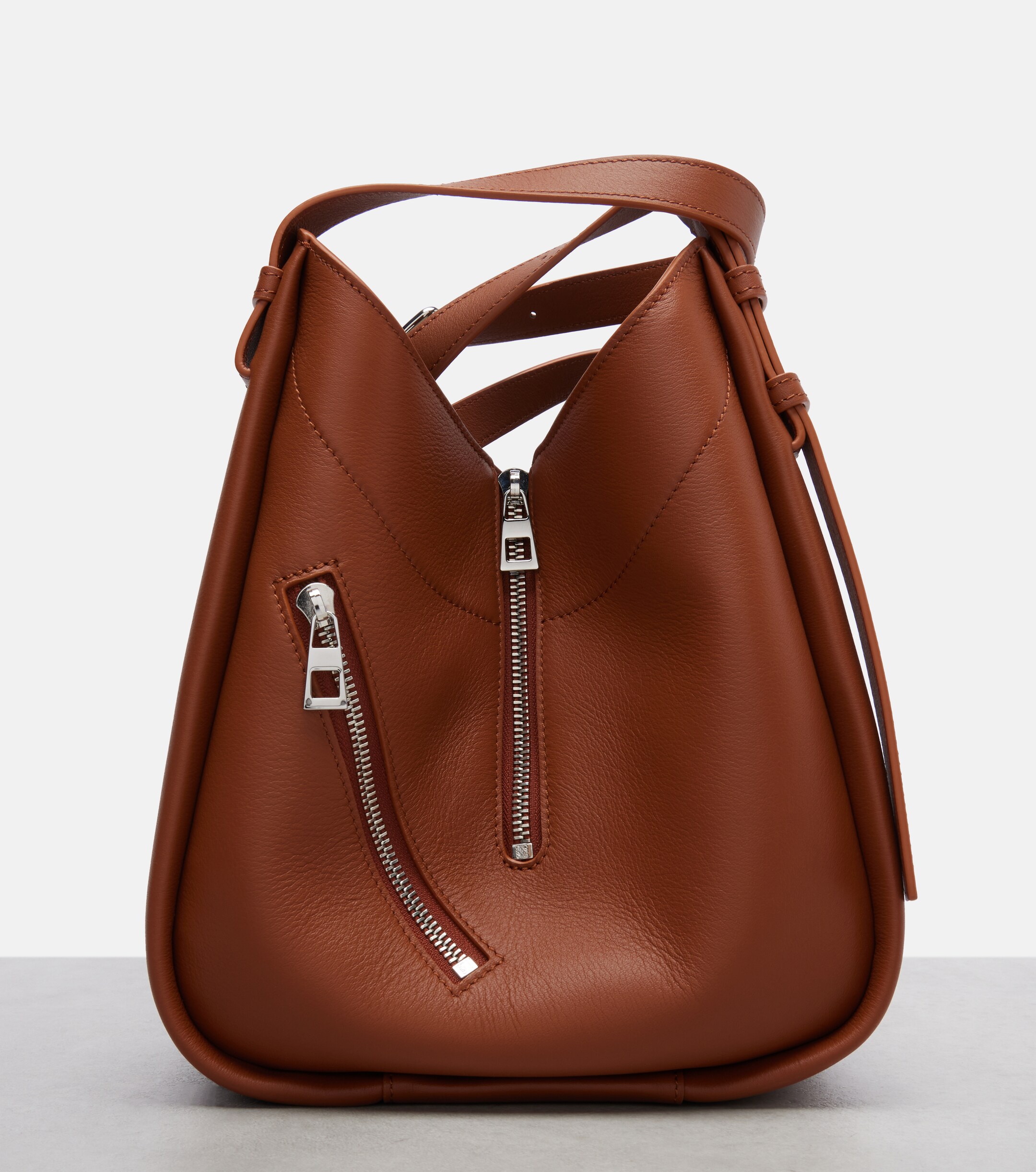 Loewe Hammock Flip leather tote bag