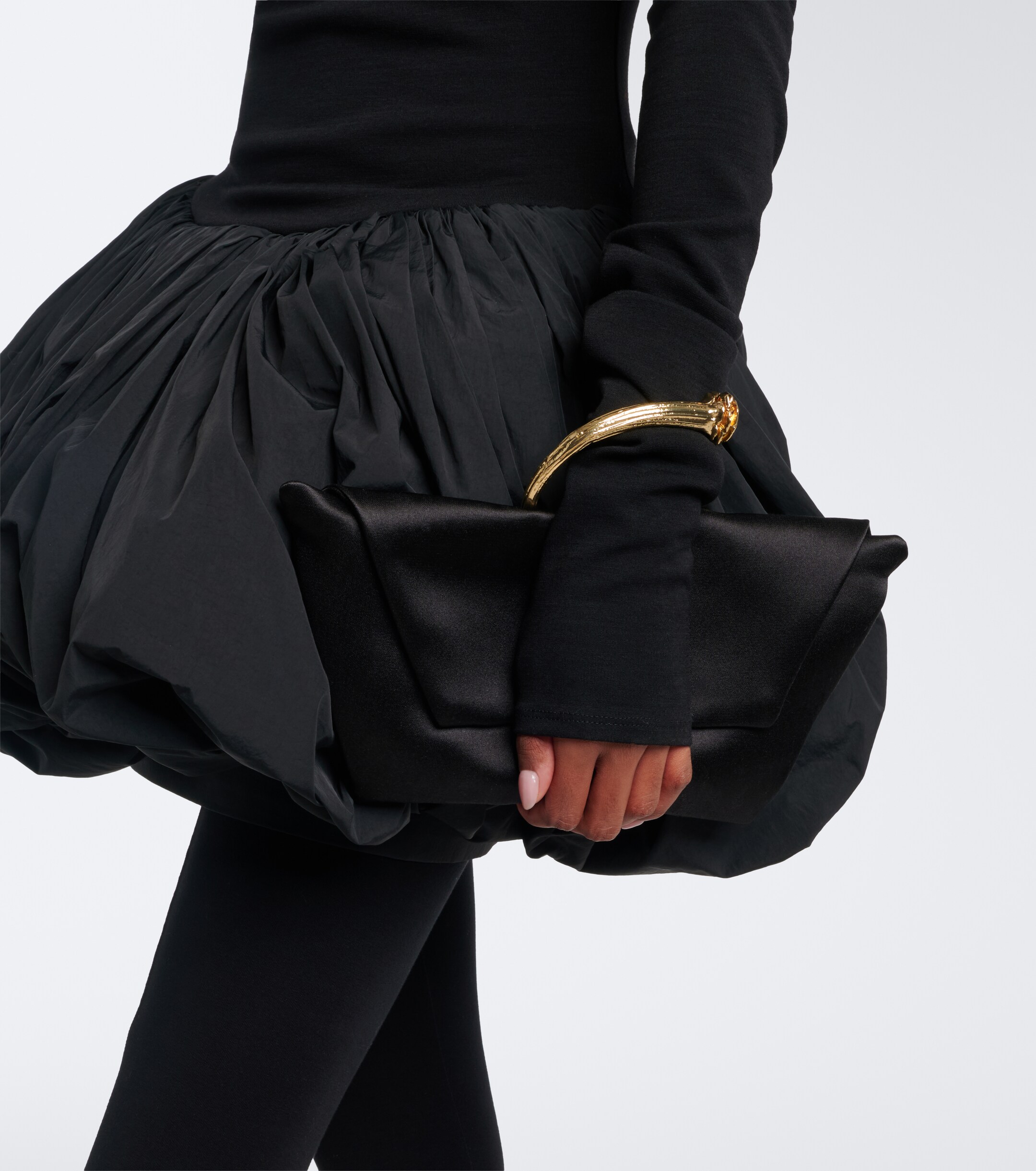 Magda Butrym Magda Butrym Bracelet satin clutch