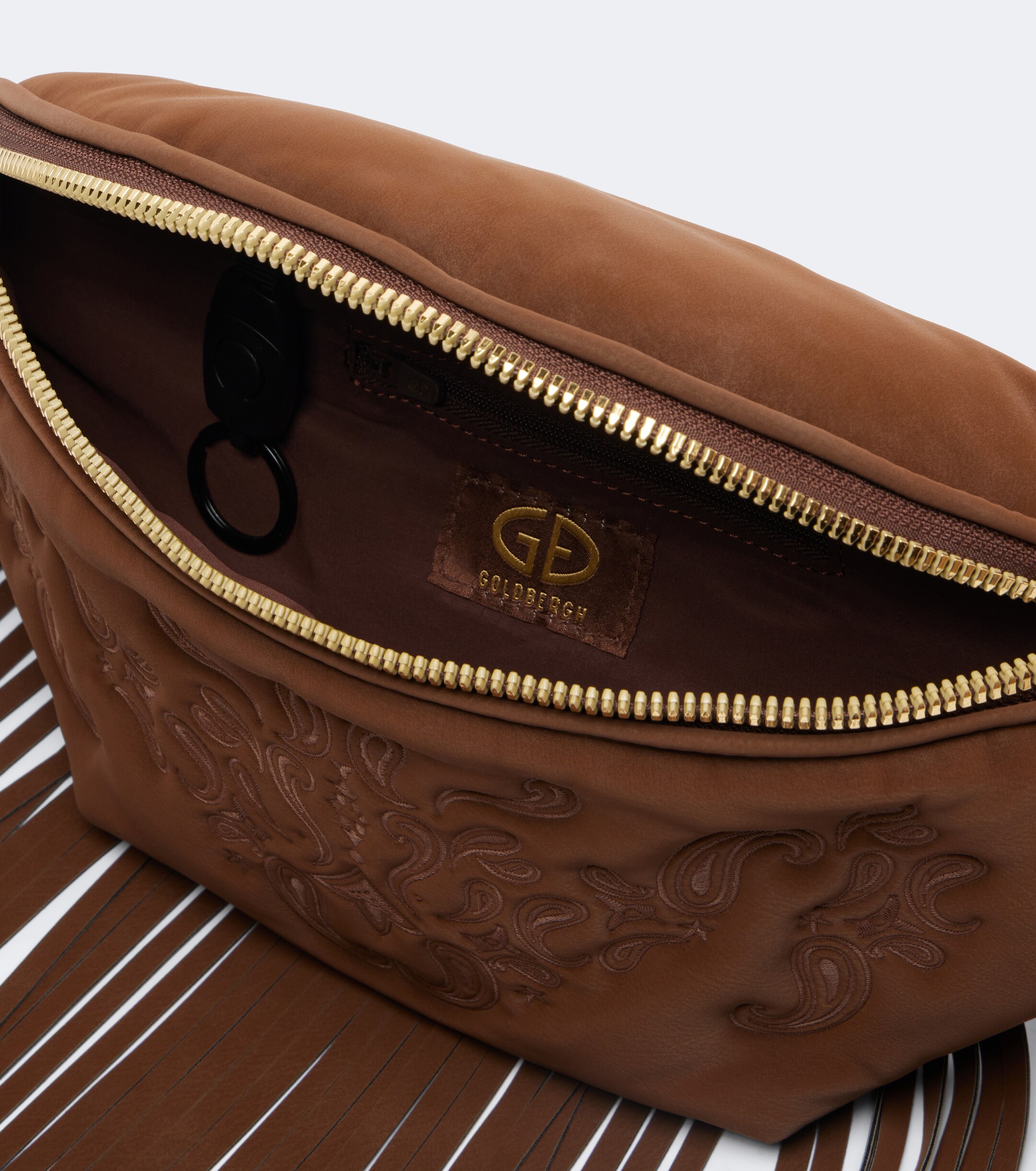 GOLDBERGH Goldbergh Hina fringed belt bag