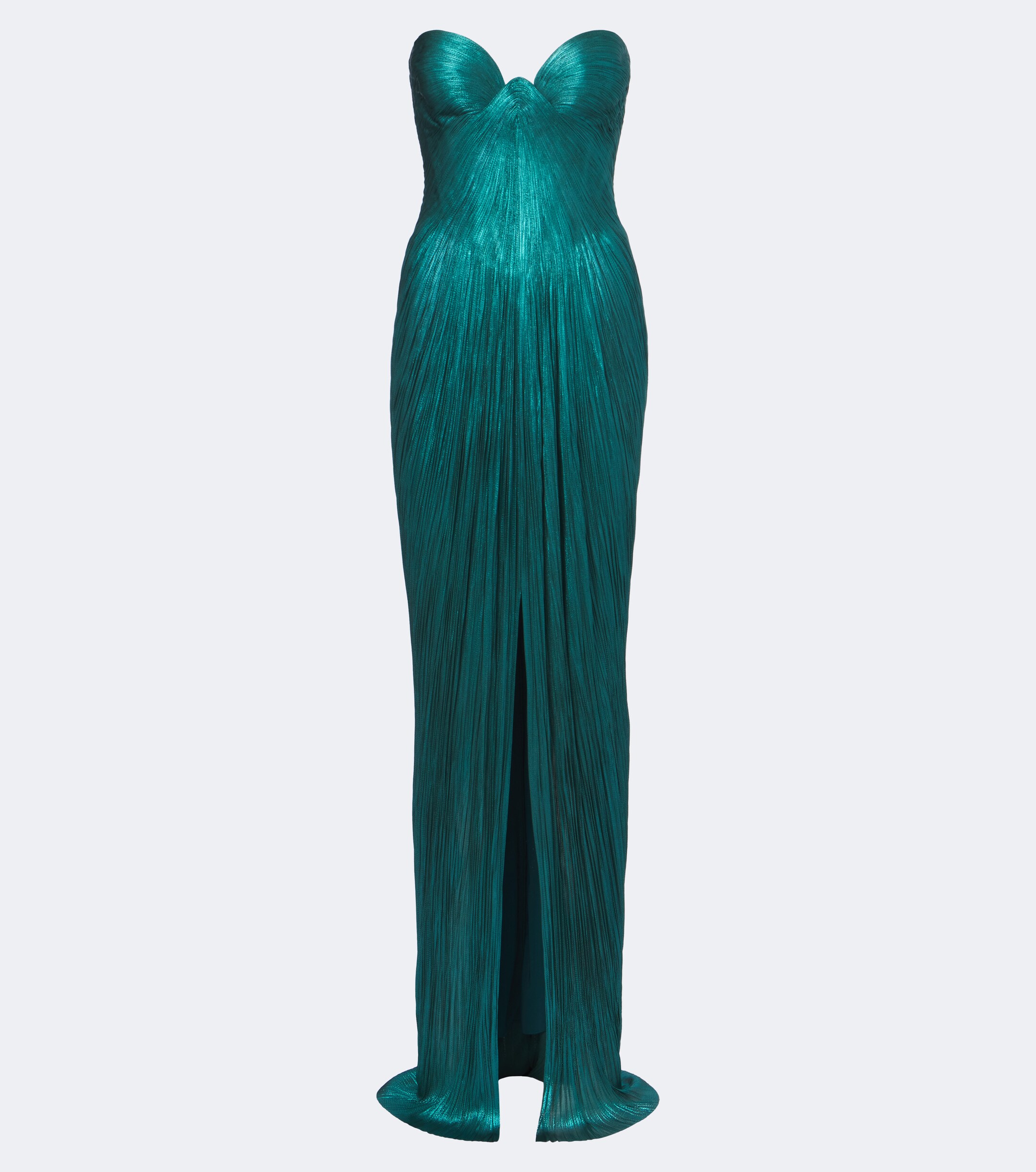Maria Lucia Hohan Maria Lucia Hohan Nadira pleated silk bustier gown