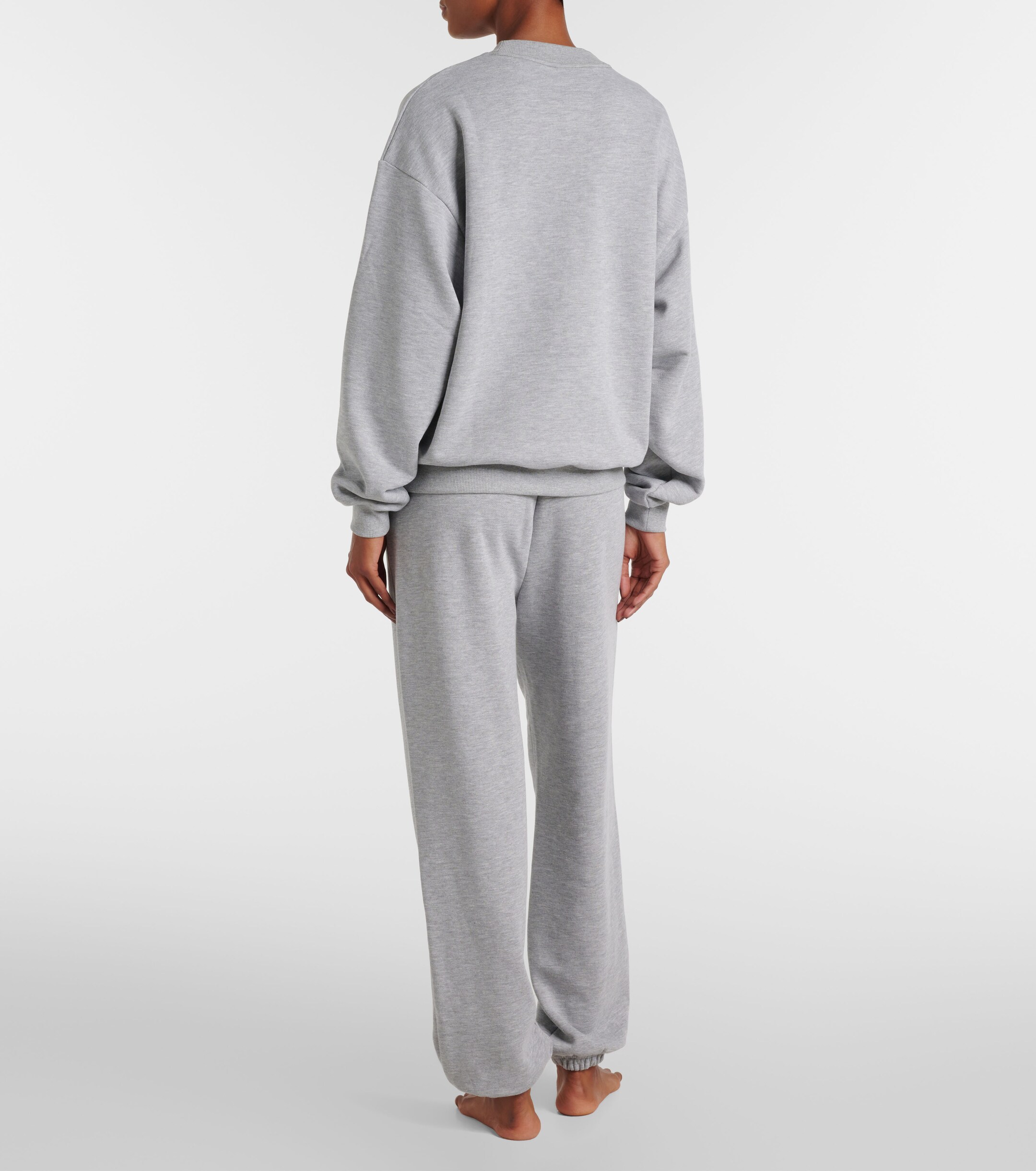 Alo Yoga Accolade cotton-blend fleece sweatshirt