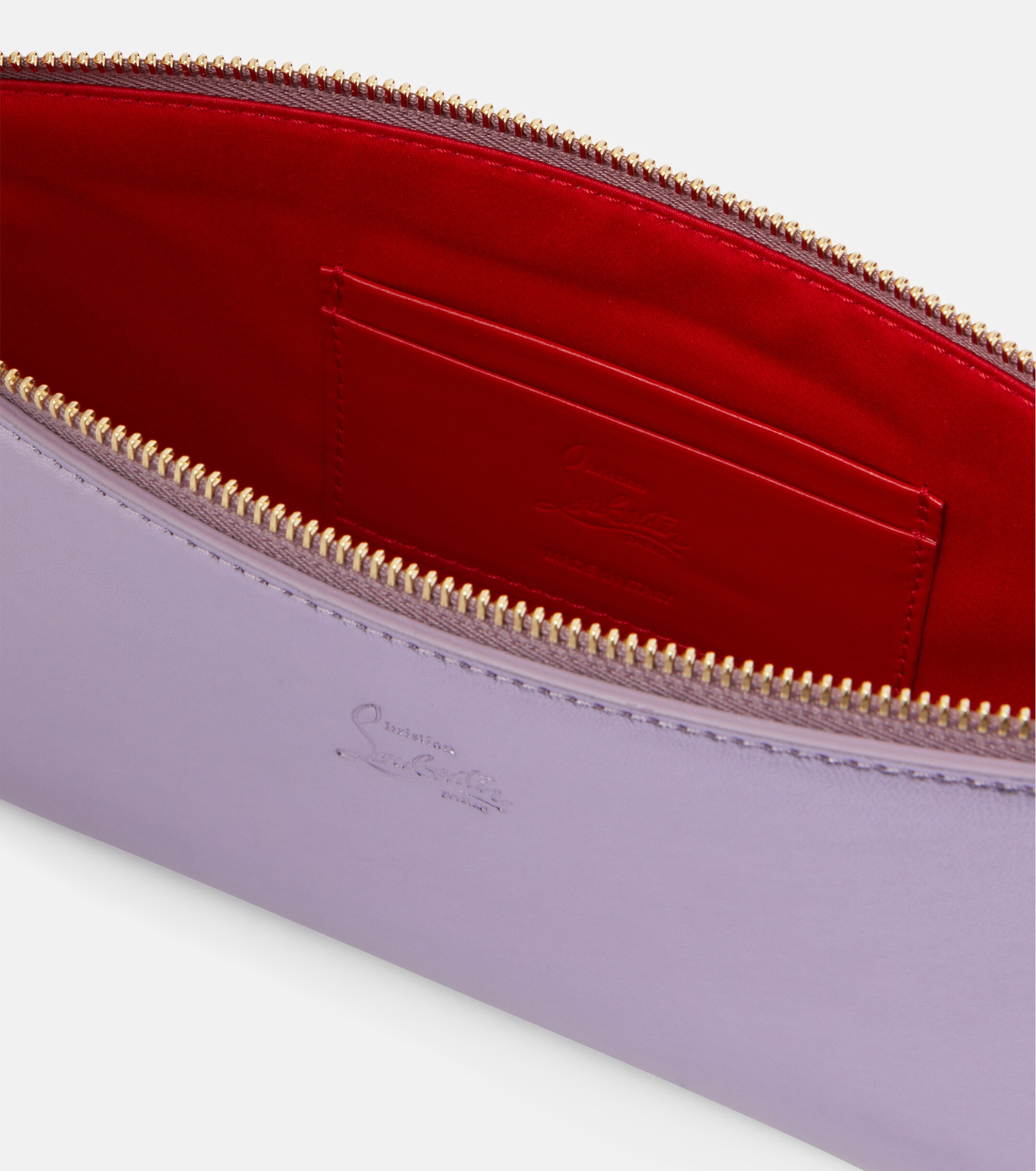 CHRISTIAN LOUBOUTIN Loubila metallic leather shoulder bag