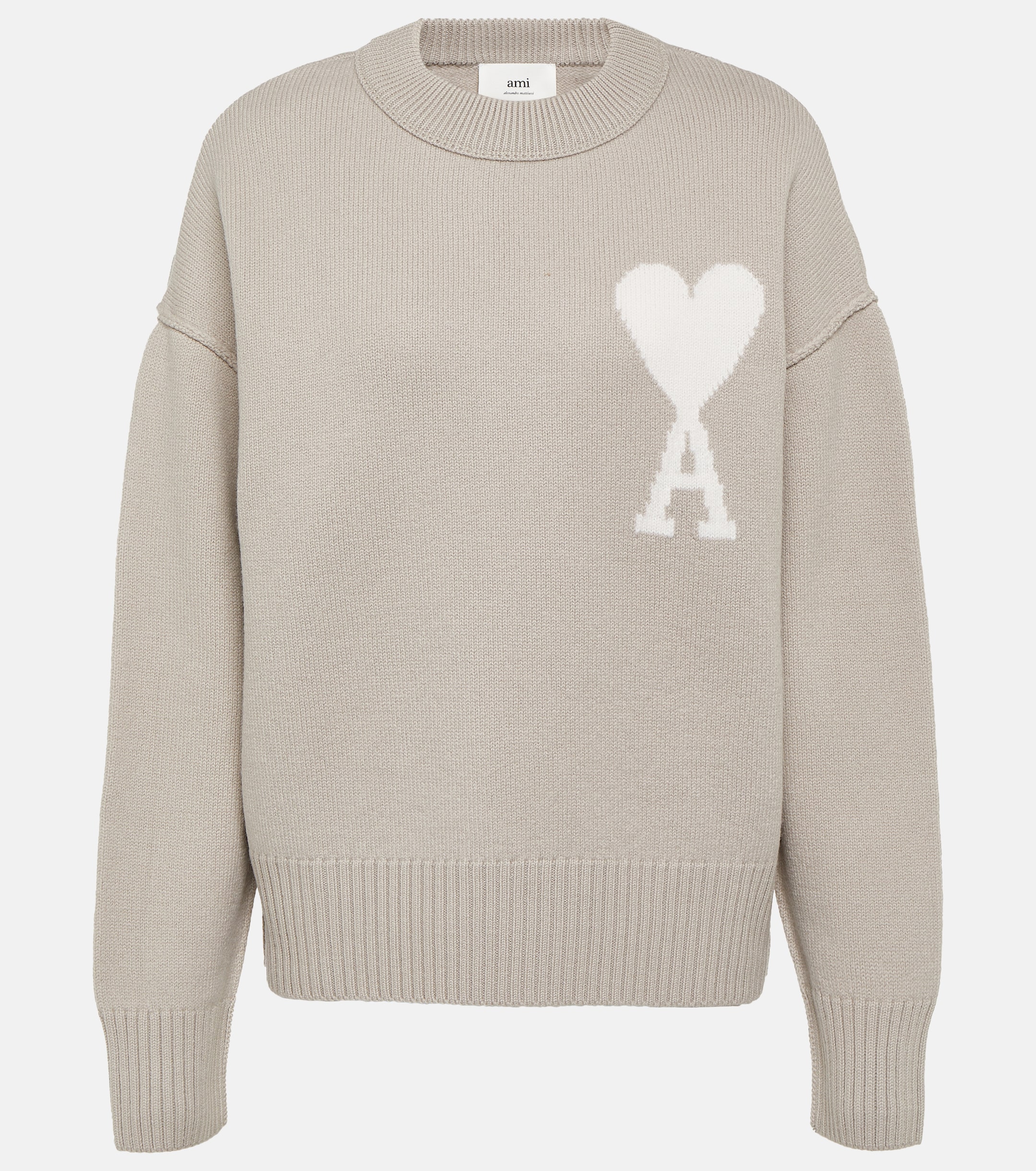 Ami Paris Ami de Cœur virgin wool sweater