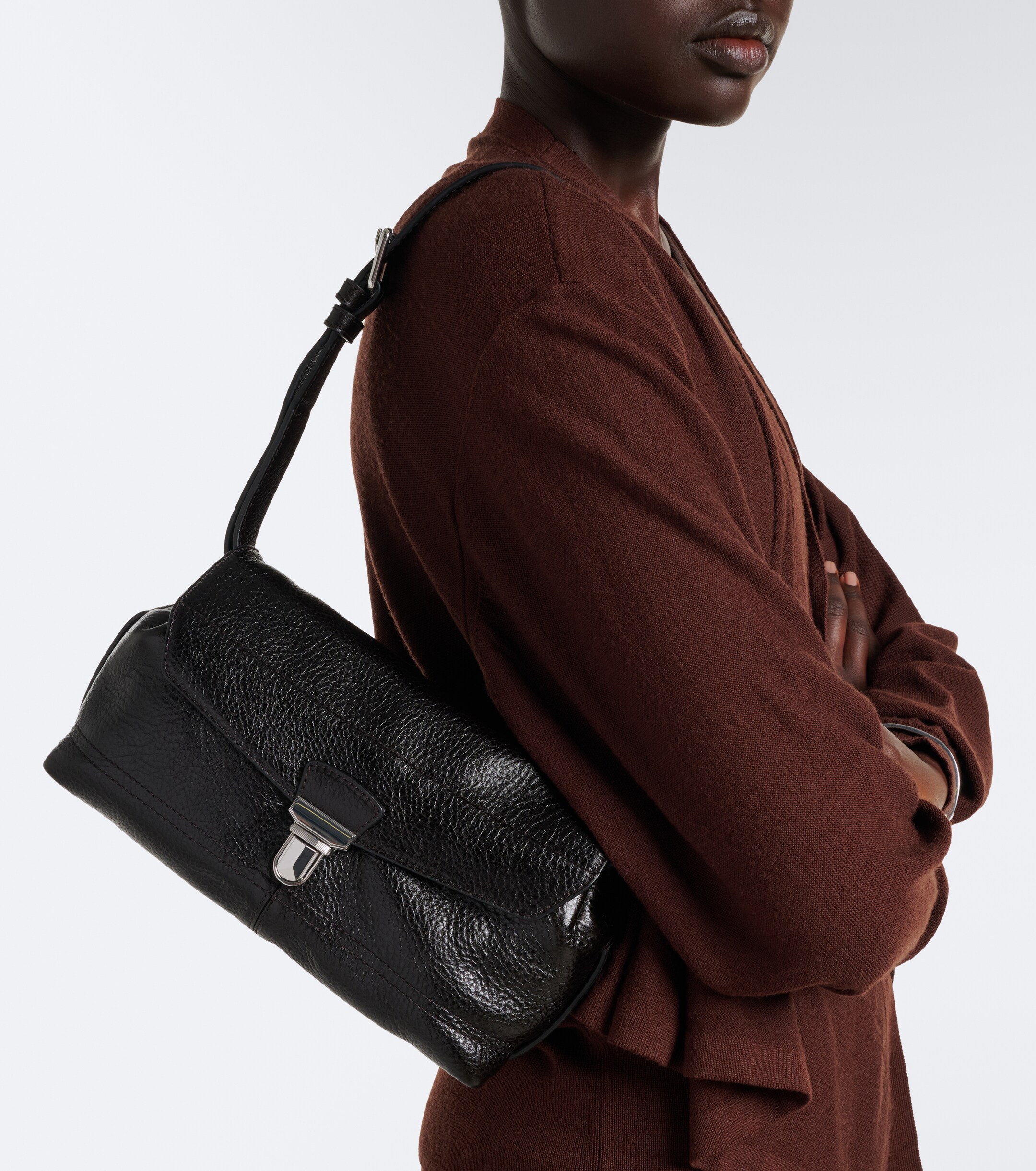 Lemaire Gear leather shoulder bag