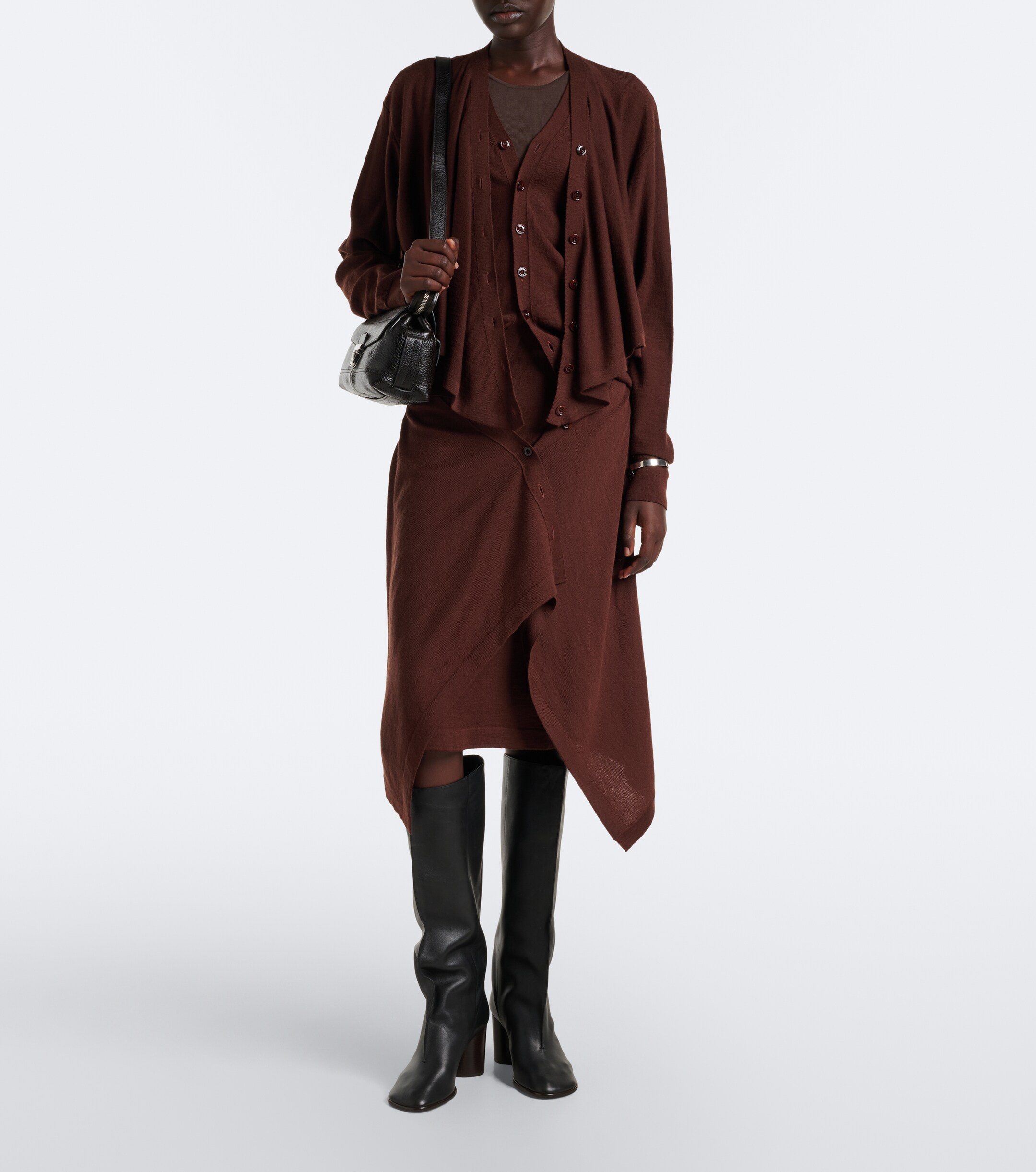 Lemaire Gear leather shoulder bag