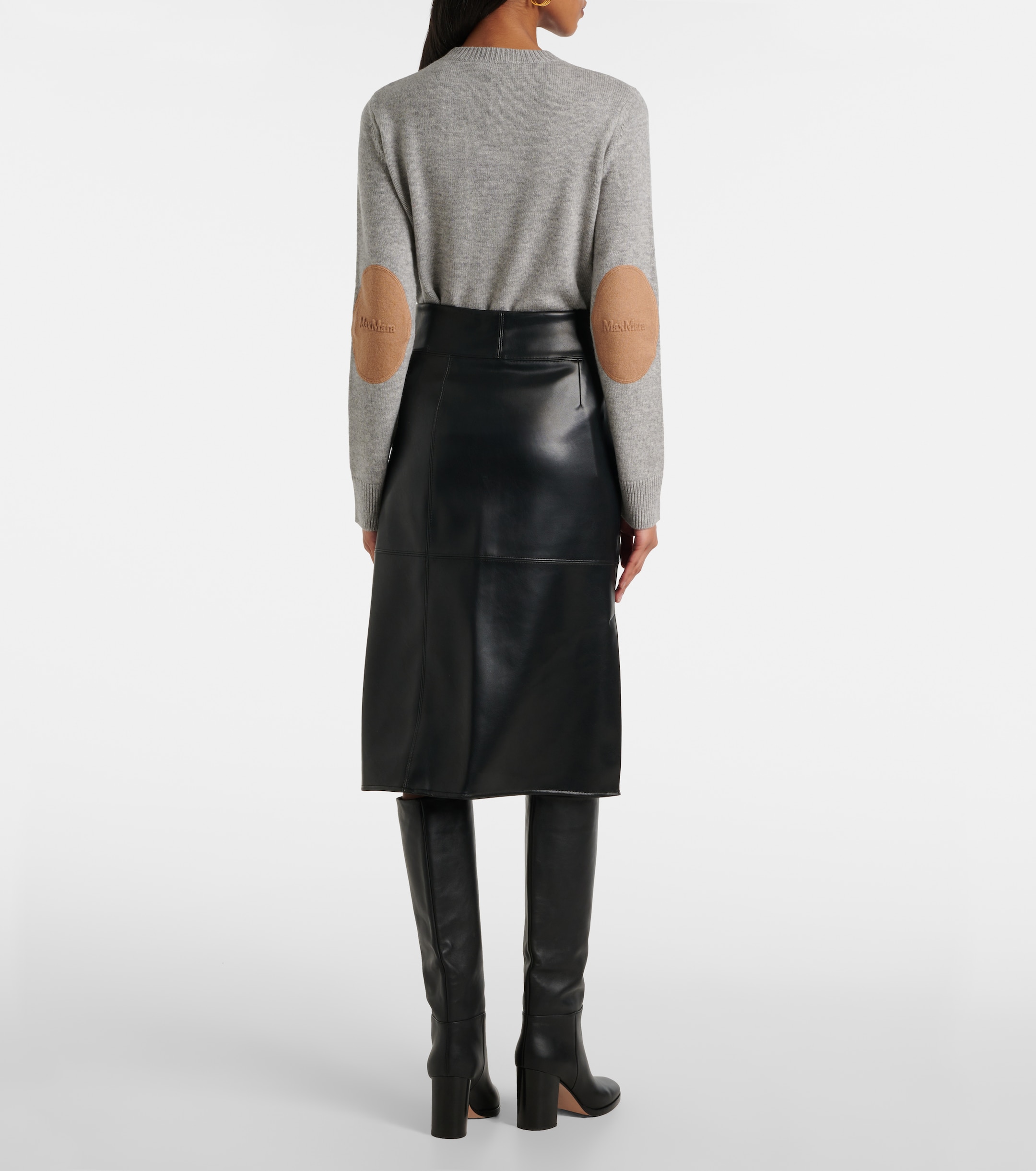S Max Mara Volonta high-rise midi skirt
