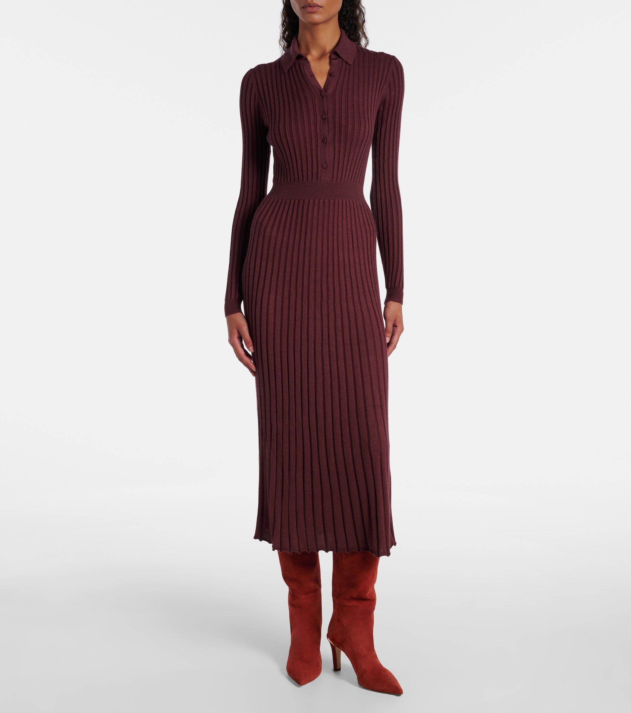 Gabriela Hearst Ardor cashmere and silk maxi dress