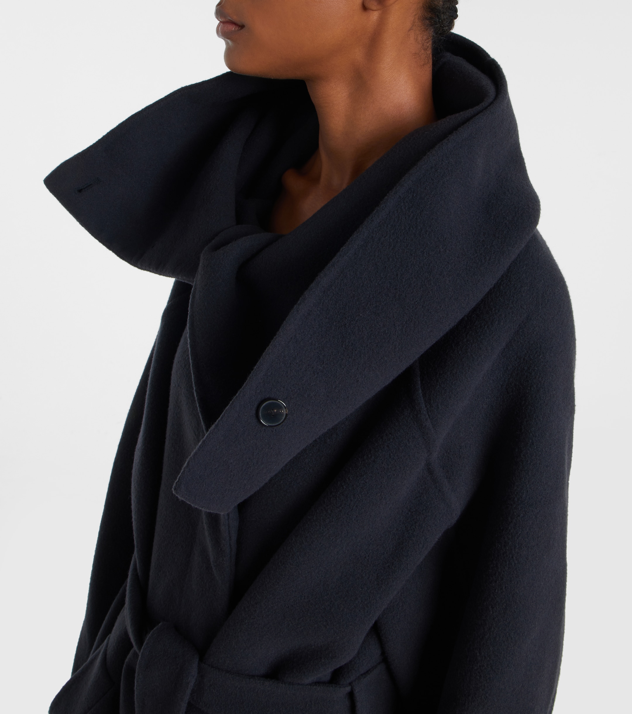 Calvin Klein Collection Liza wool and cashmere overcoat