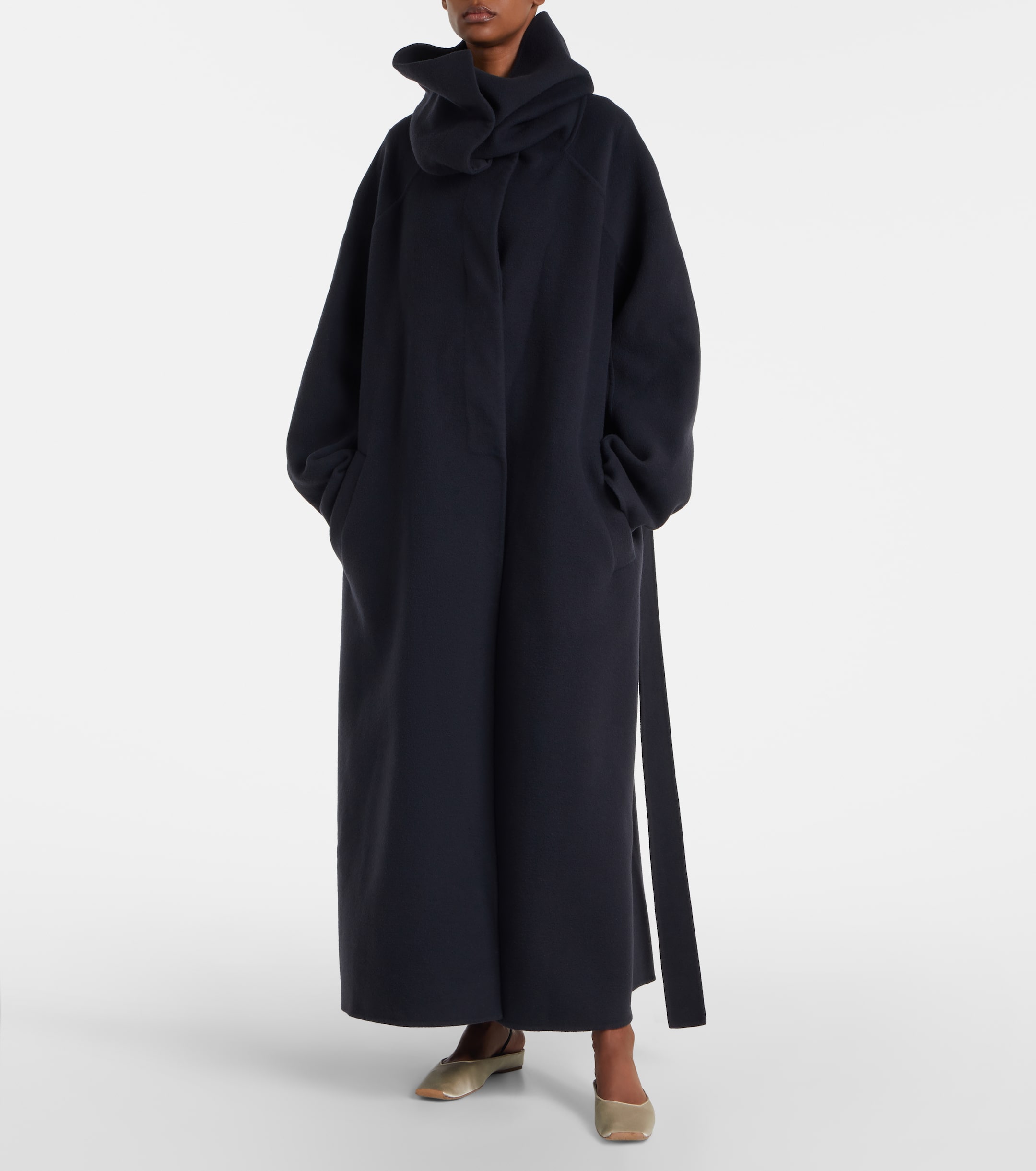 Calvin Klein Collection Liza wool and cashmere overcoat