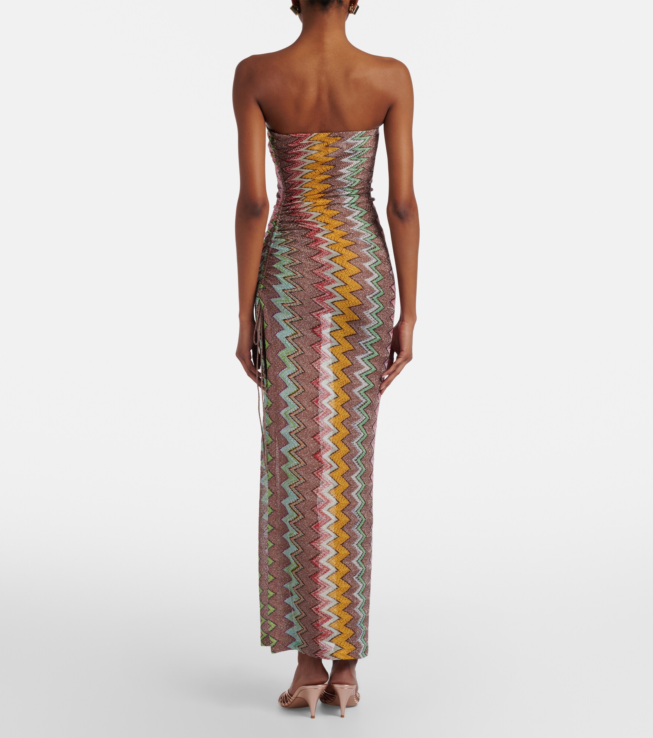 Missoni Zigzag lamé maxi dress