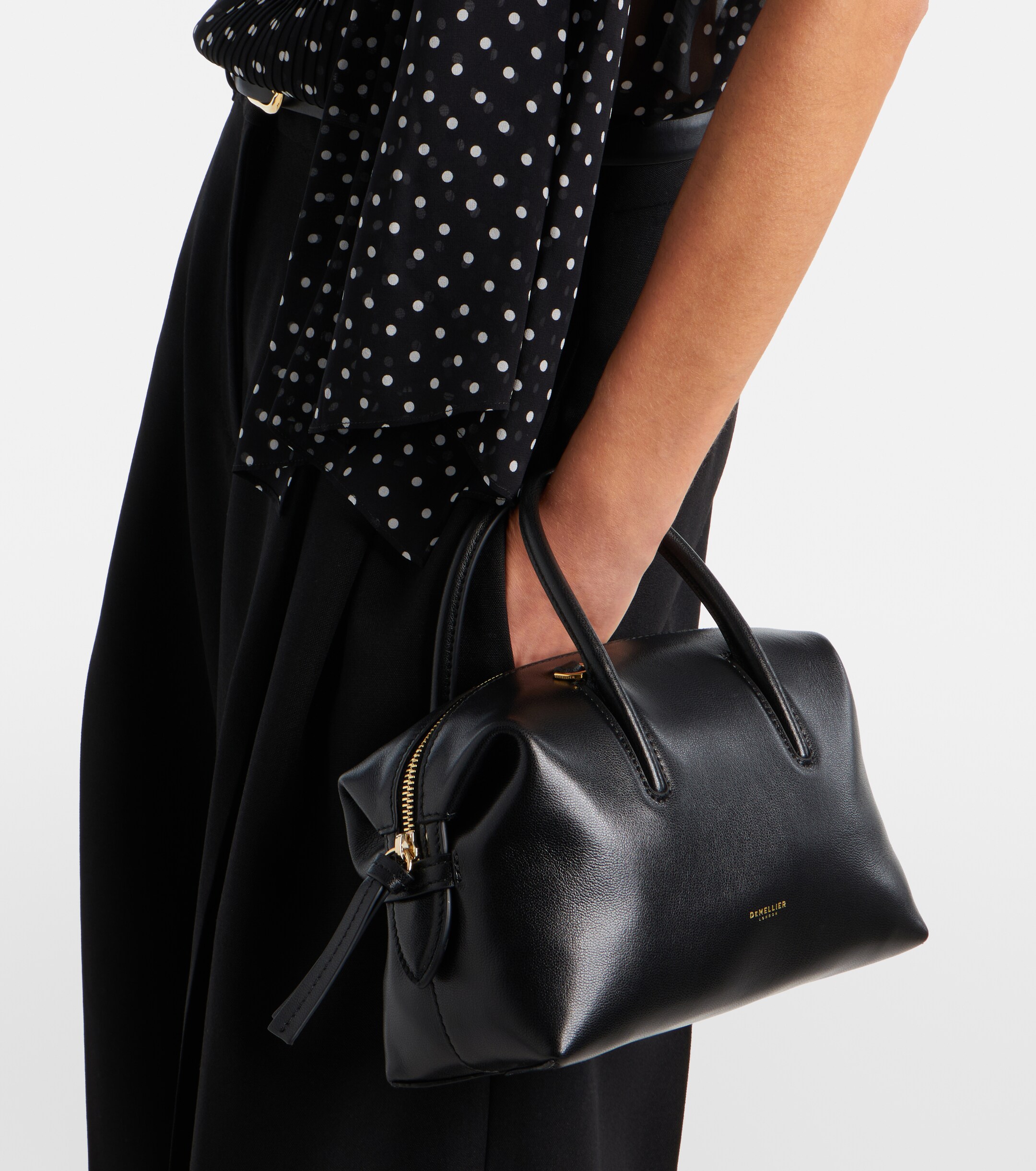 DeMellier Stockholm Small leather top-handle bag thumbnail