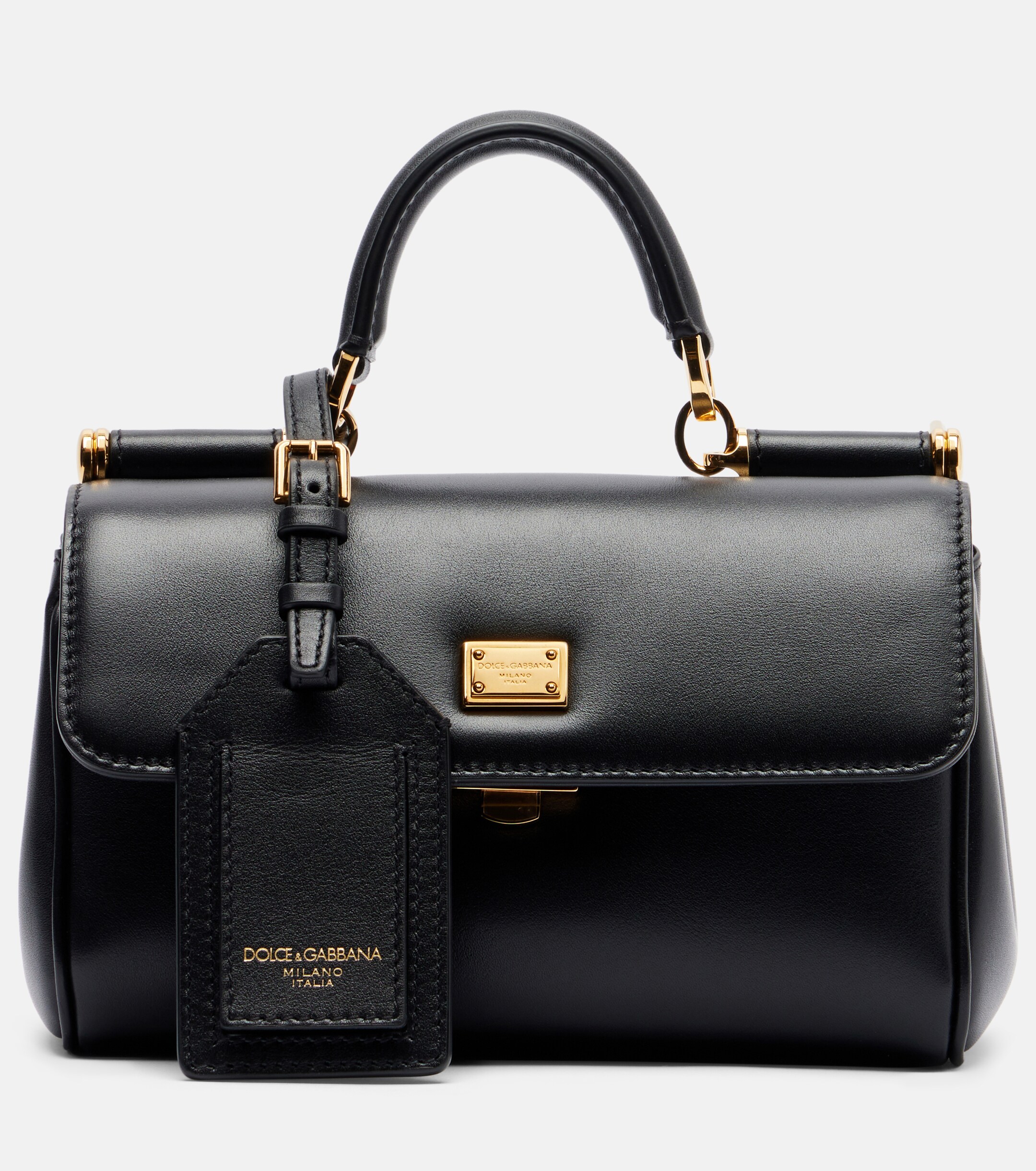 Dolce&Gabbana My Sicily Small leather tote bag