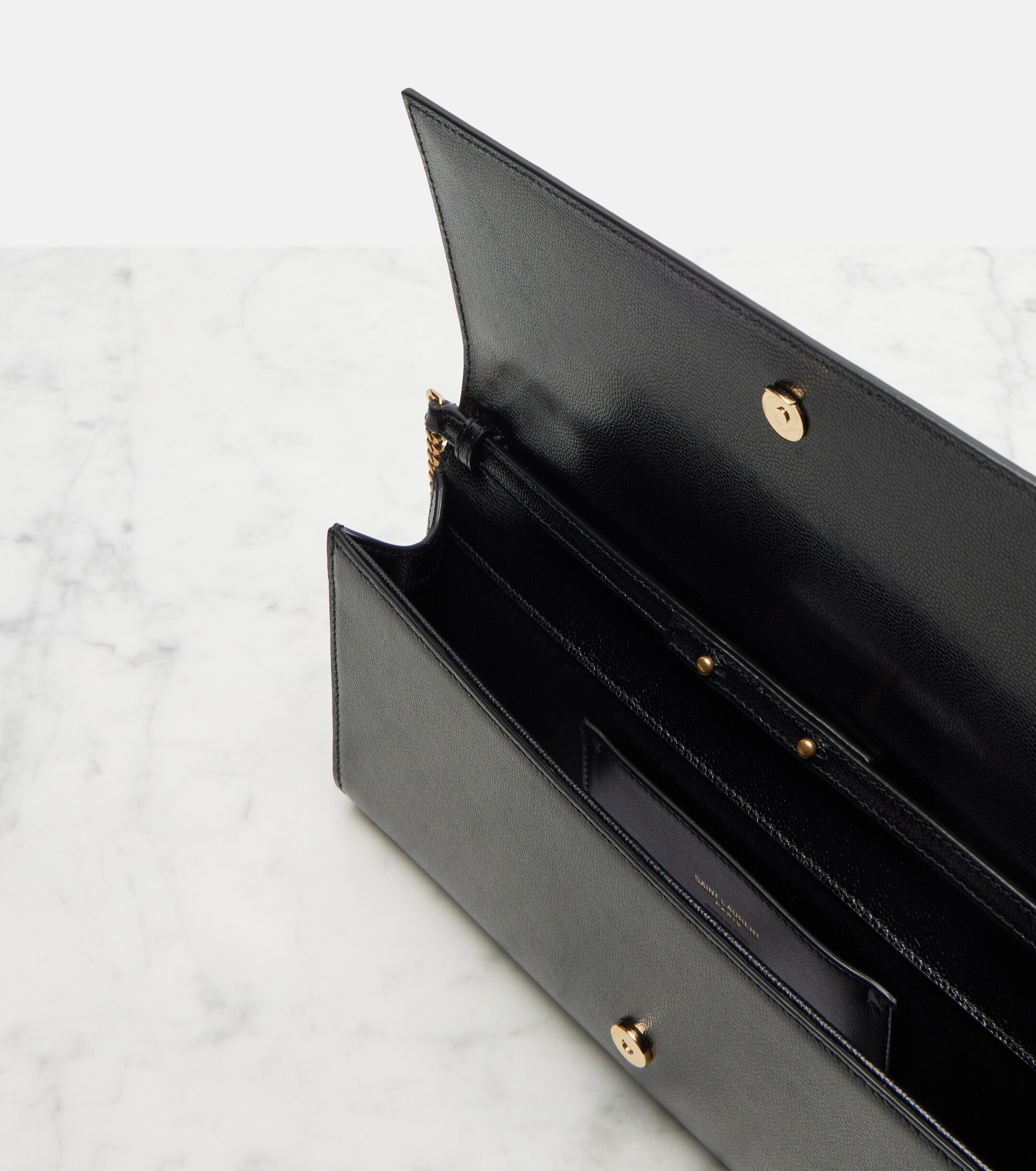 Saint Laurent Kate leather clutch