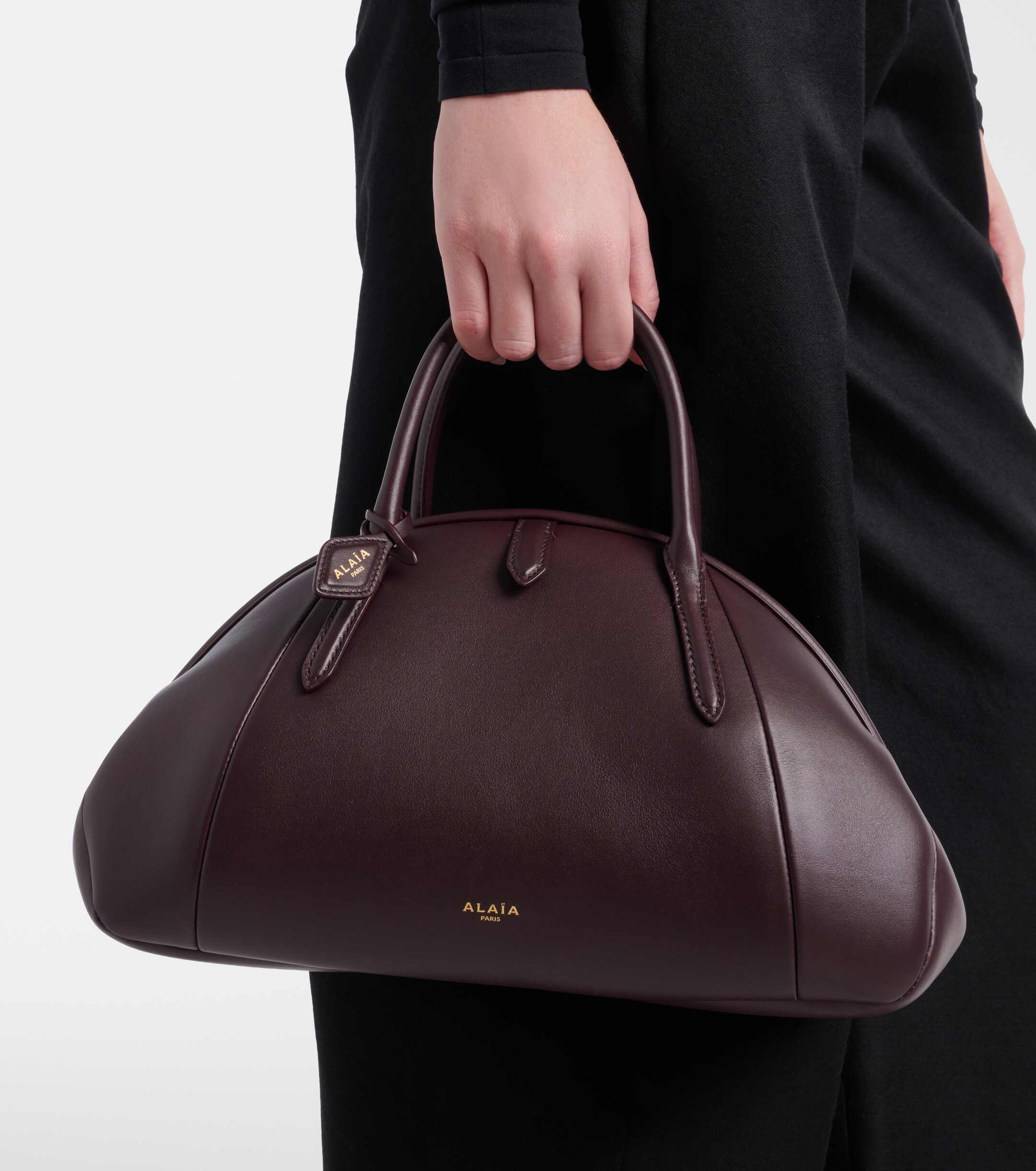 Alaïa Purse Small leather top-handle bag
