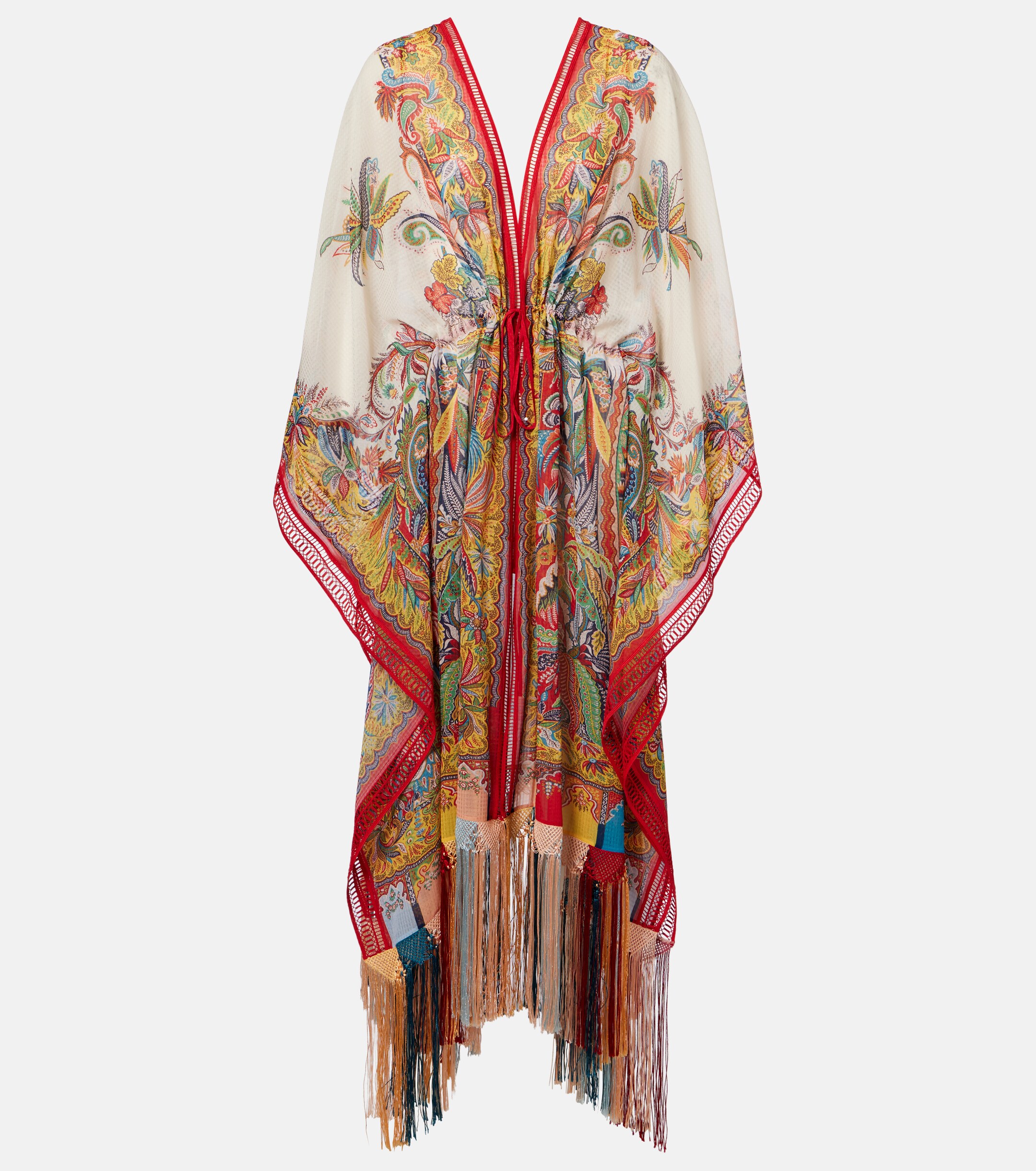 Etro Etro Paisley fringed kaftan