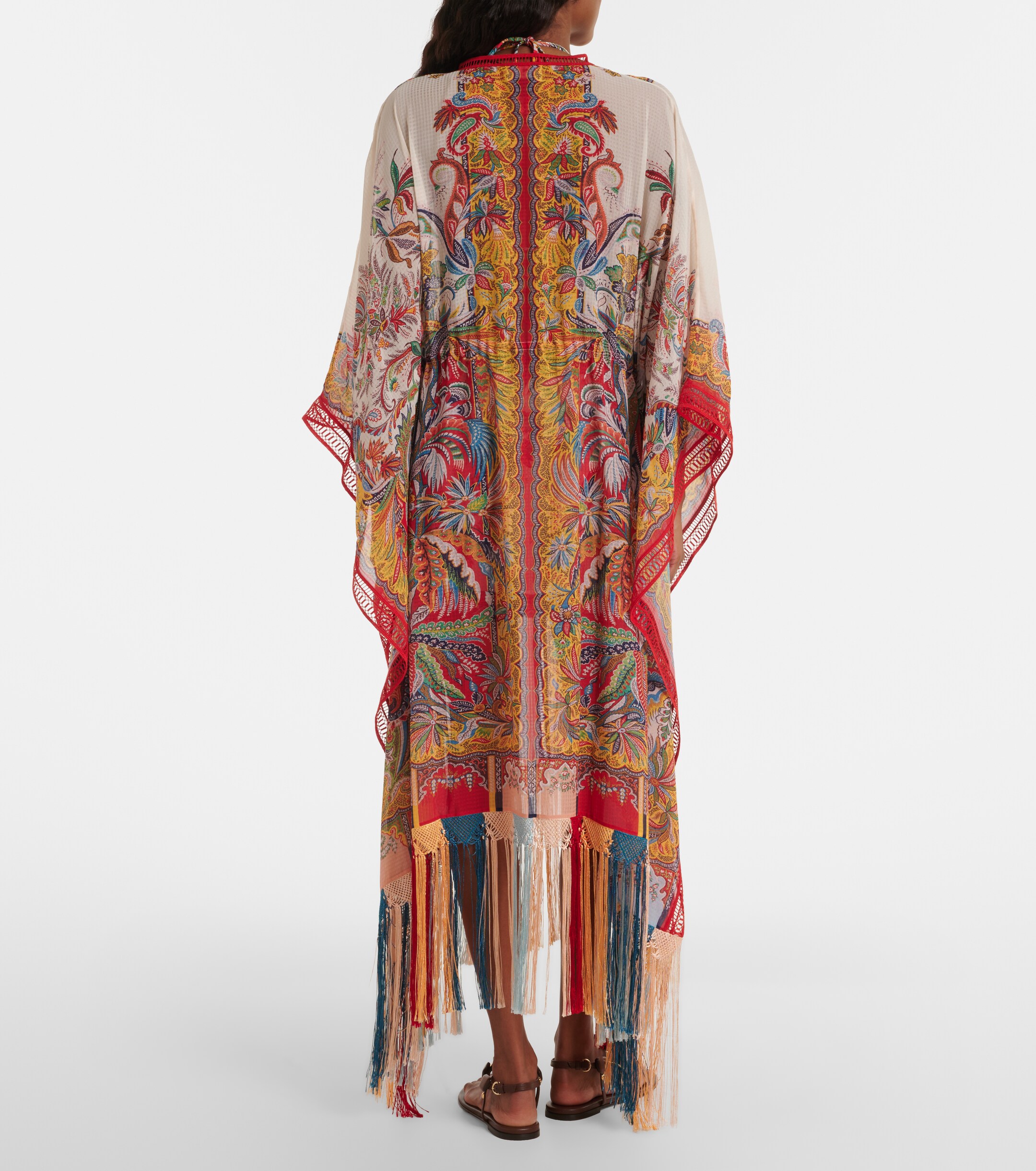 Etro Etro Paisley fringed kaftan