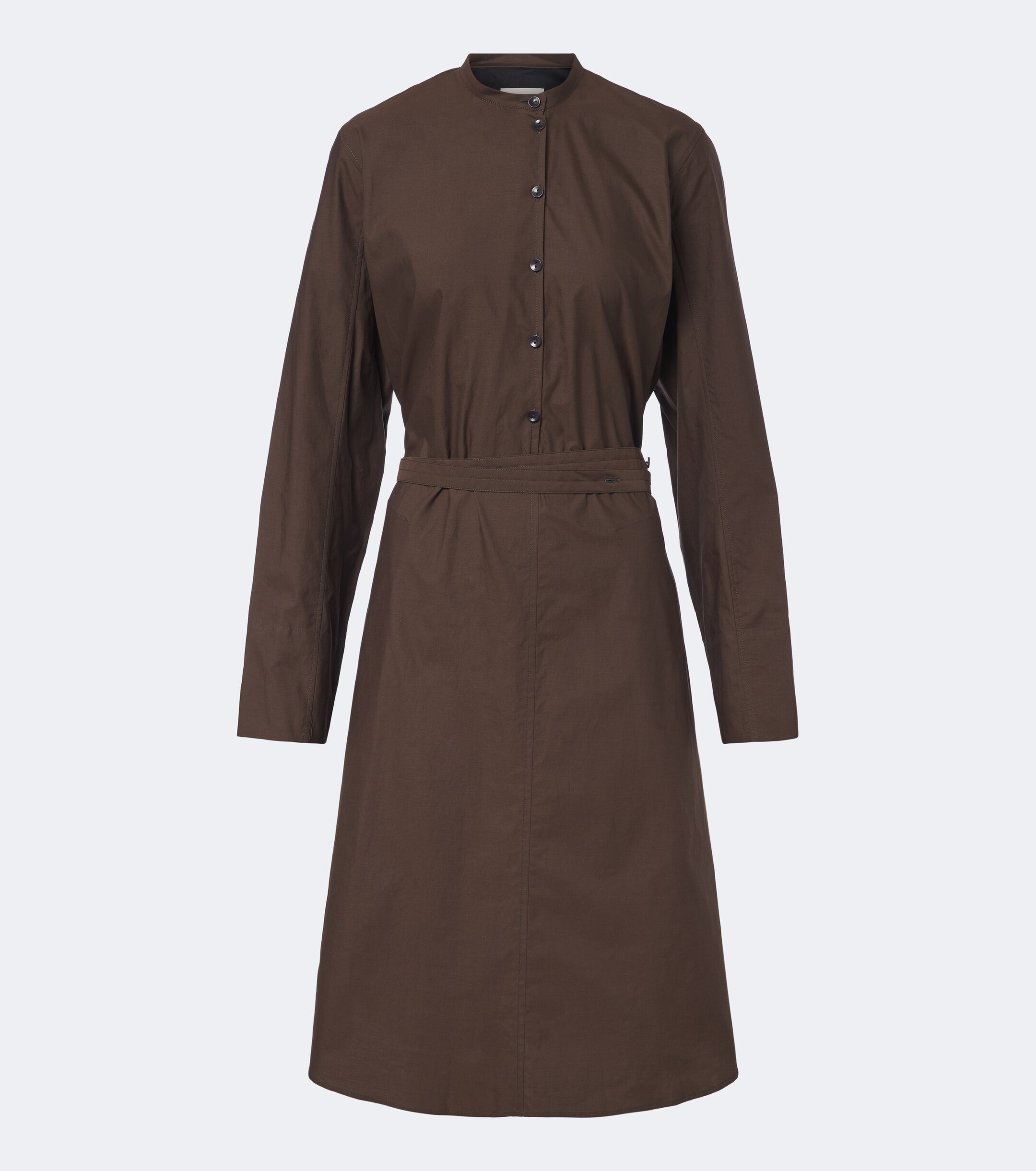 Lemaire Lemaire Vareuse belted cotton and silk midi dress