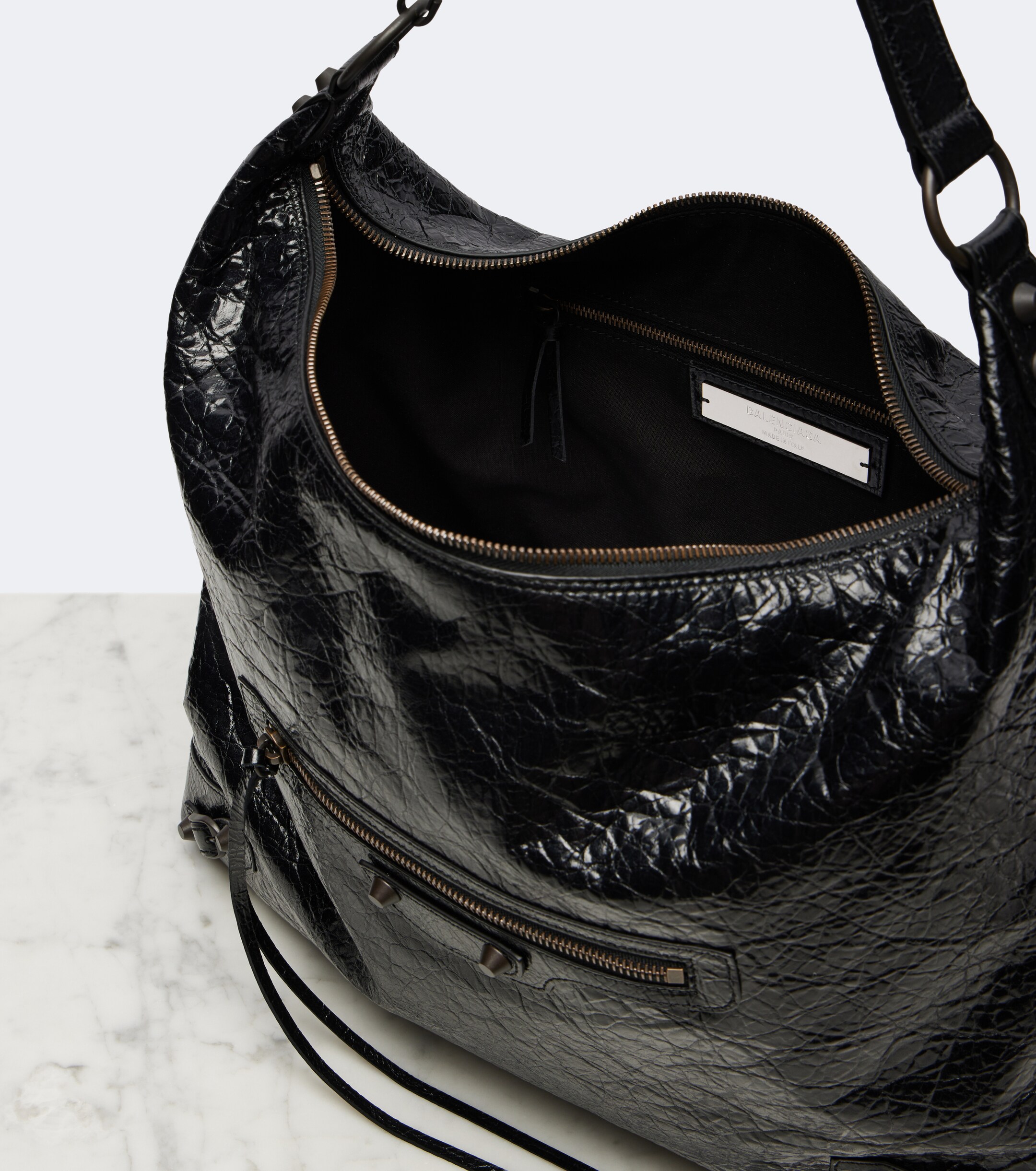 Balenciaga Le City Medium leather shoulder bag