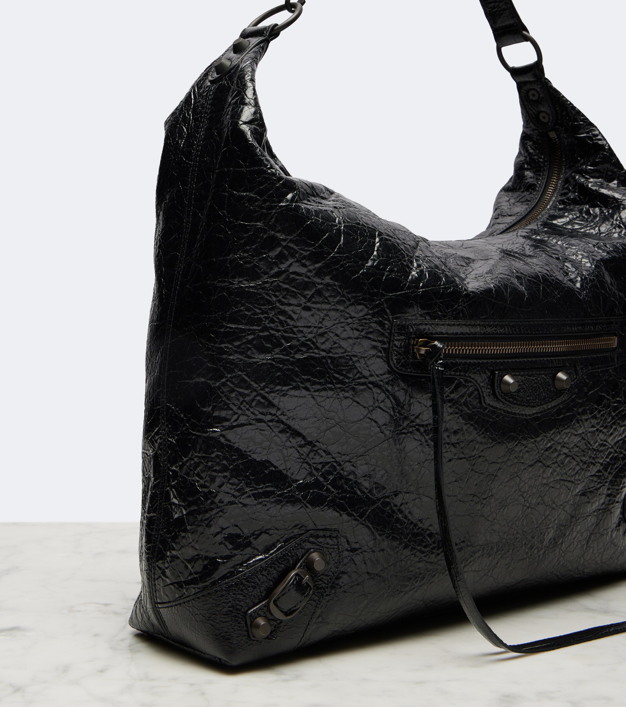 Balenciaga Le City Medium leather shoulder bag