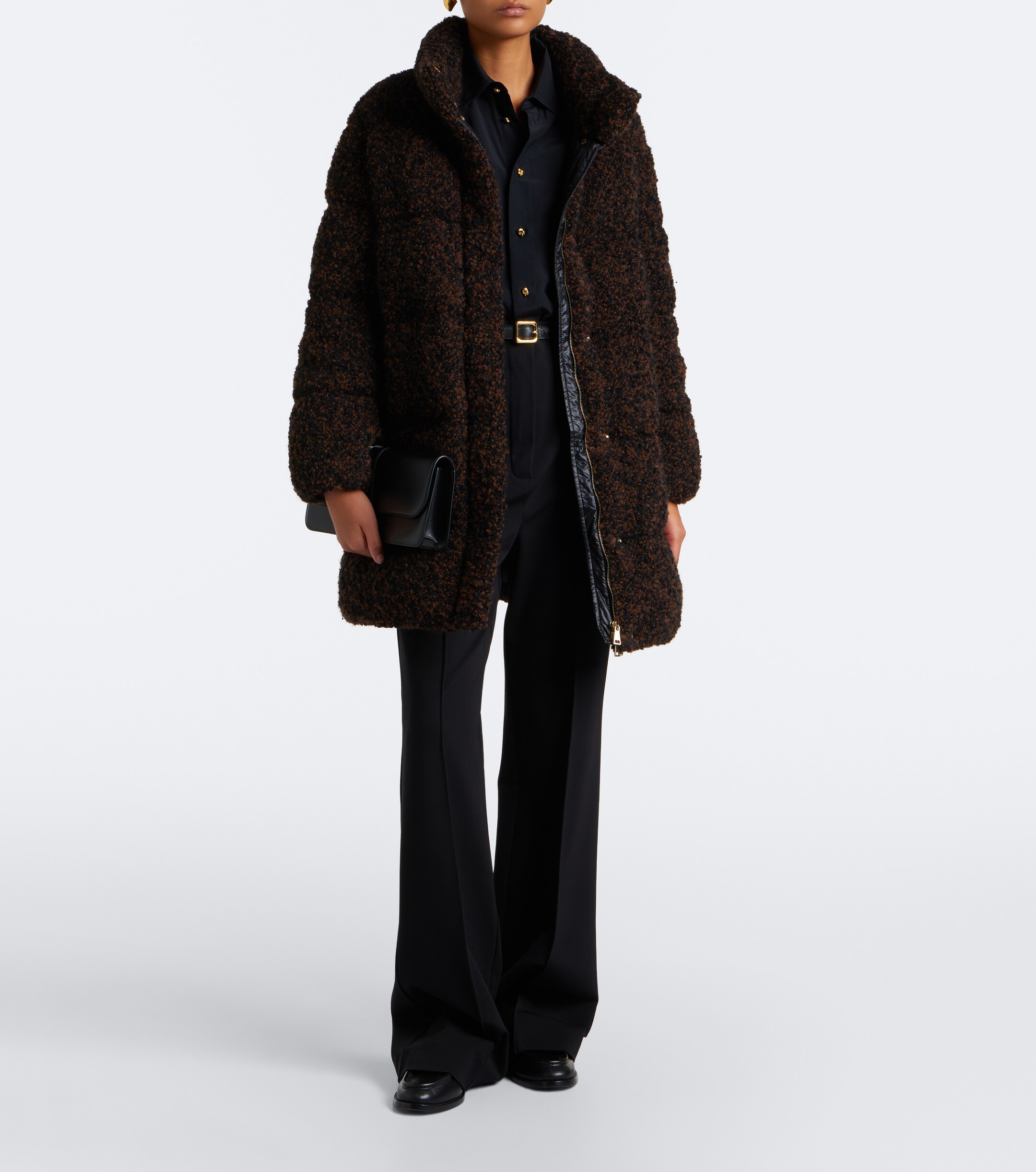 Moncler Moncler Remarquable bouclé down coat