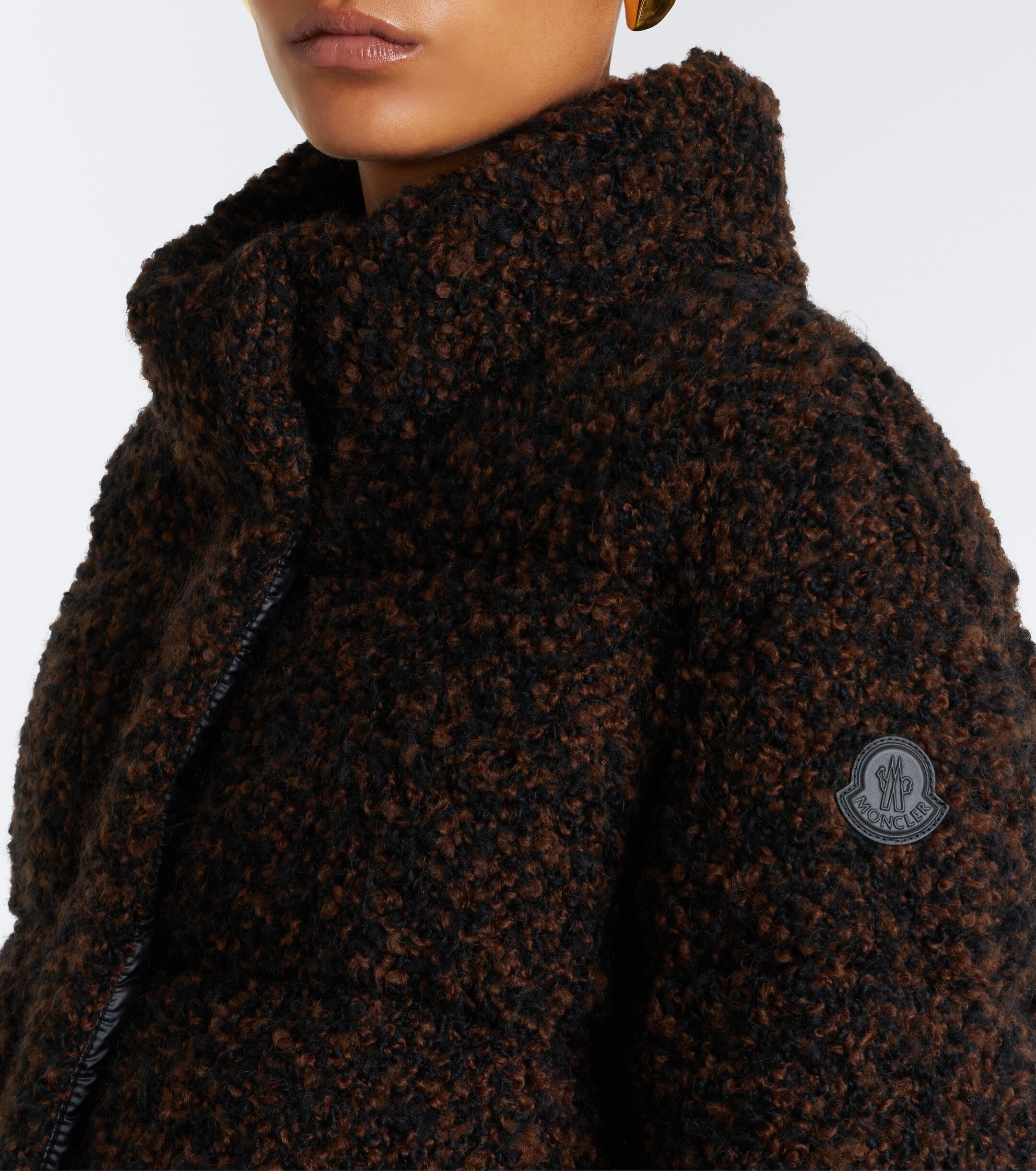 Moncler Moncler Remarquable bouclé down coat