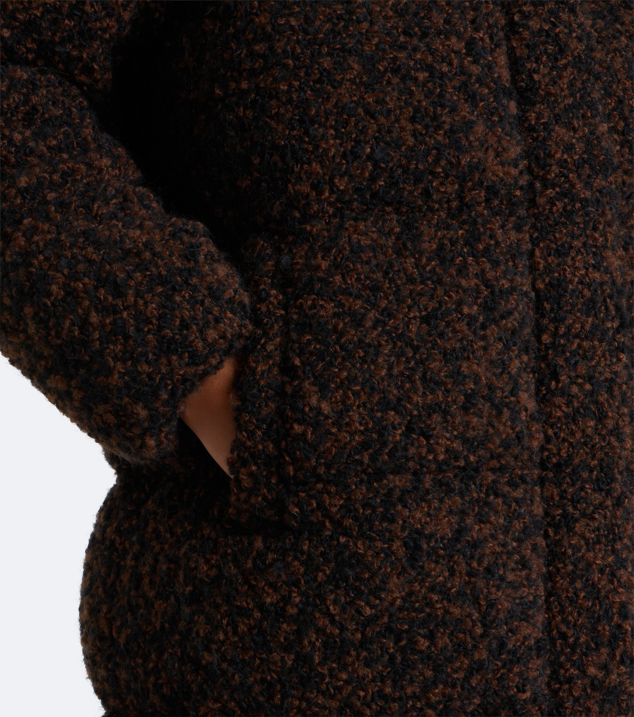 Moncler Moncler Remarquable bouclé down coat
