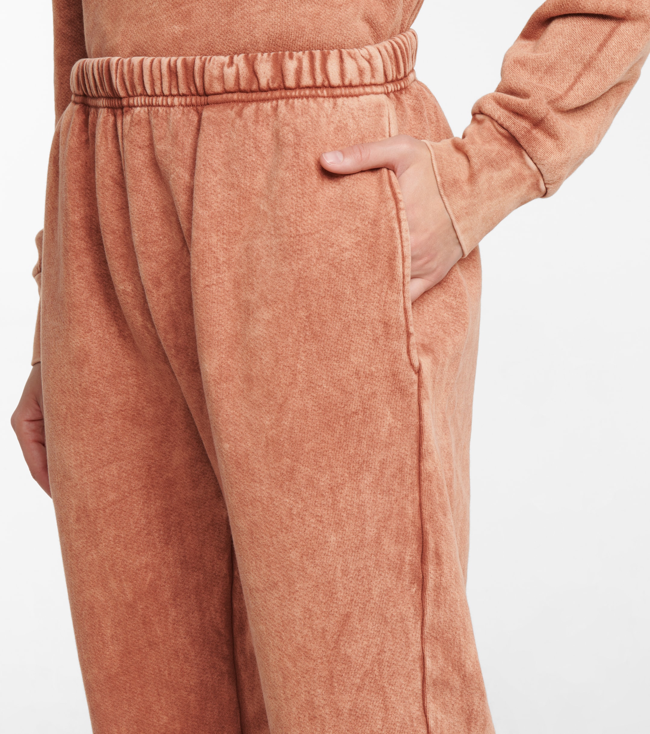 Les Tien Cropped cotton-fleece sweatpants thumbnail