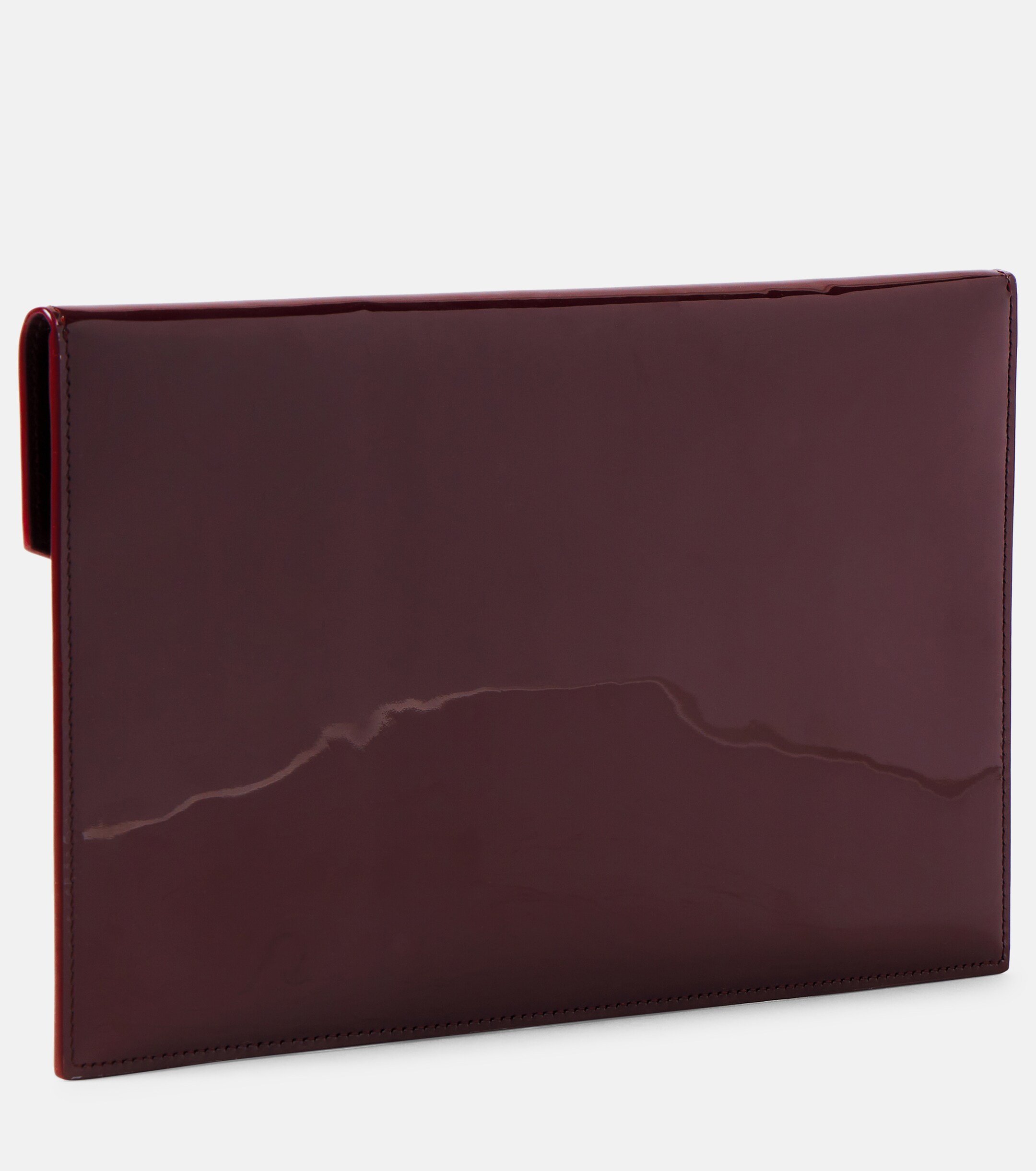 Saint Laurent Uptown patent leather clutch
