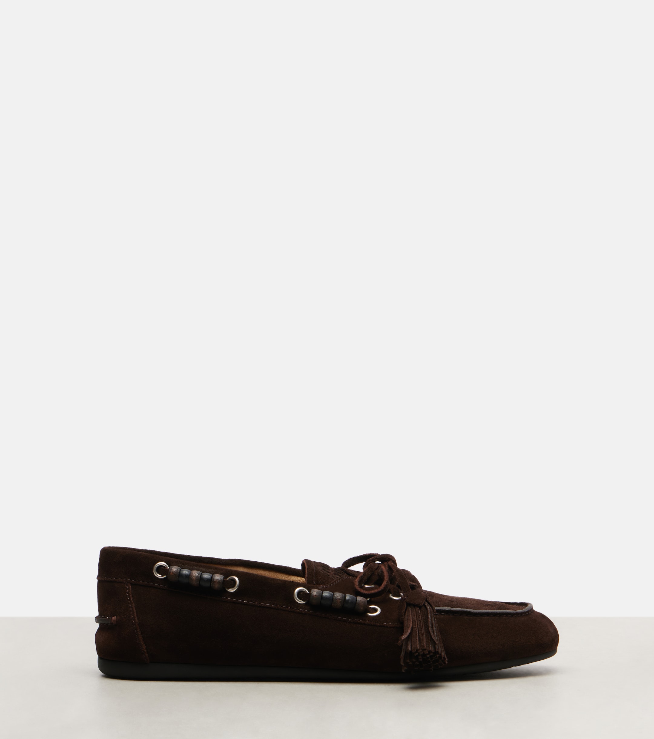 Miu Miu Beaded suede loafers